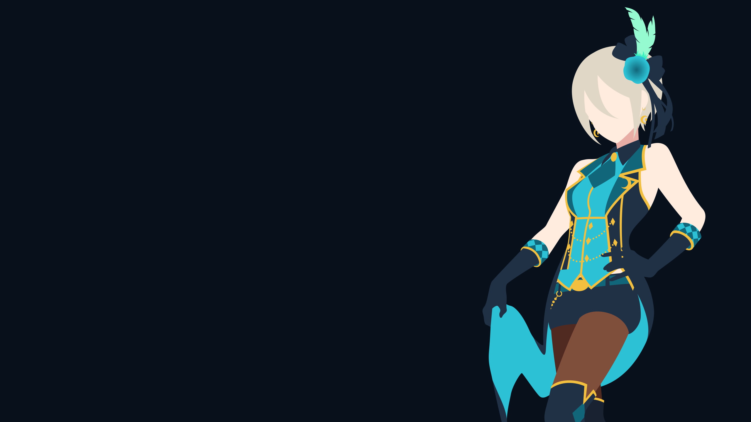 Syuko Shiomi, Anime, The iDOLM@STER Cinderella Girls, 2K, HD Wallpaper