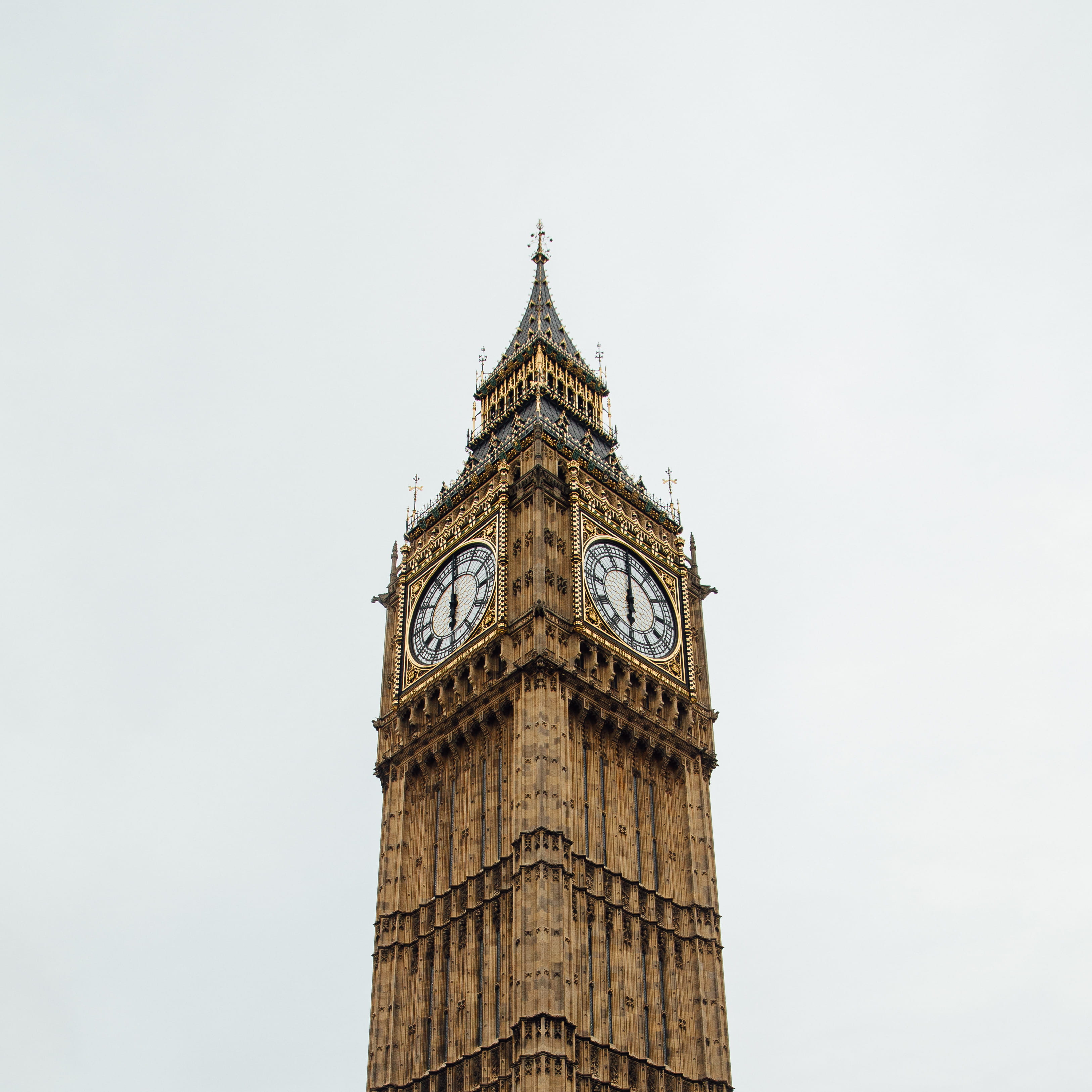 tourism, clock, europe, historical, ornate, travel, square, architectural, clock face, built structure, landmark, london, historical landmark, ben, big ban, Phone HD Wallpaper