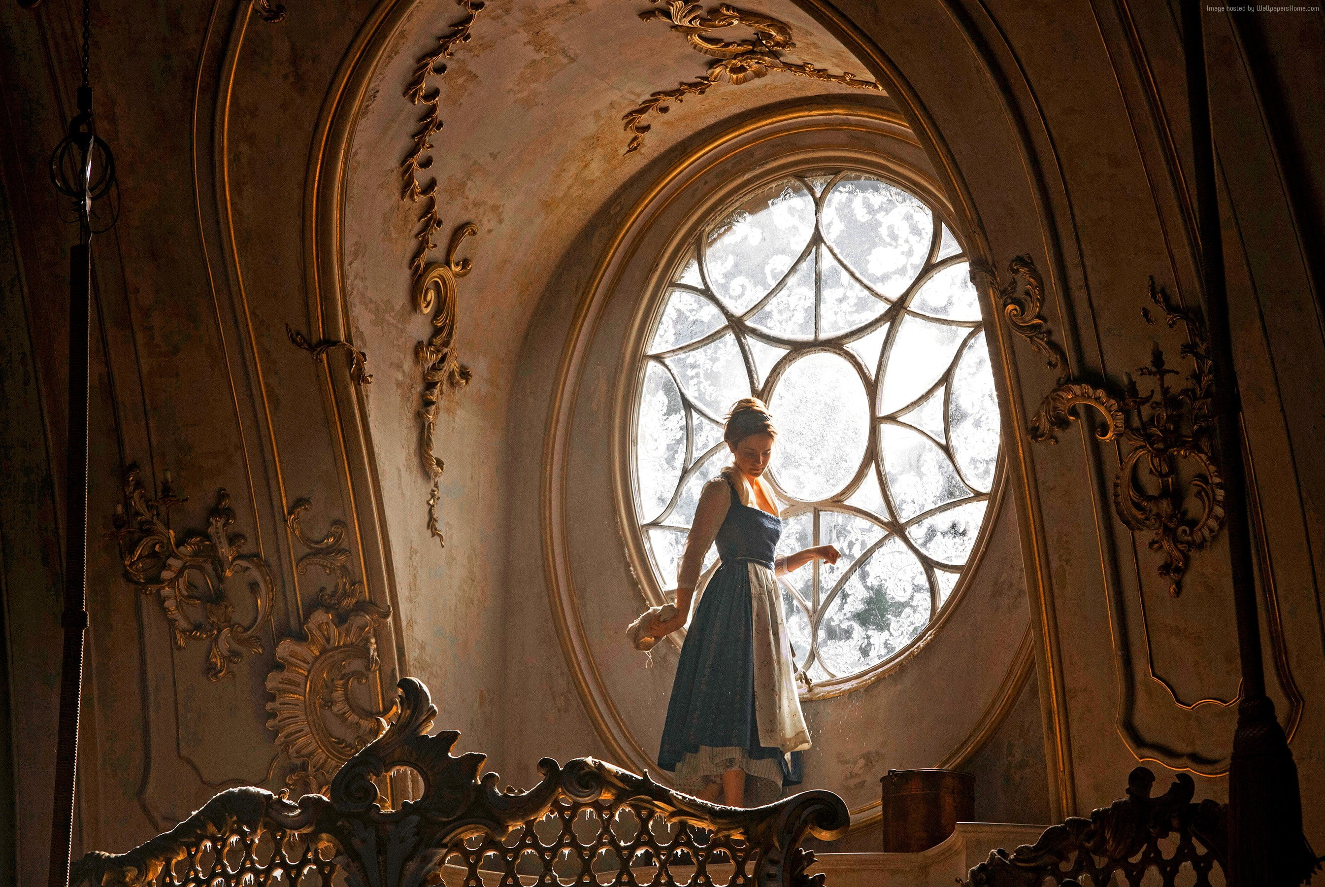 Beauty and the Beast, 2K, best movies, Emma Watson, HD Wallpaper