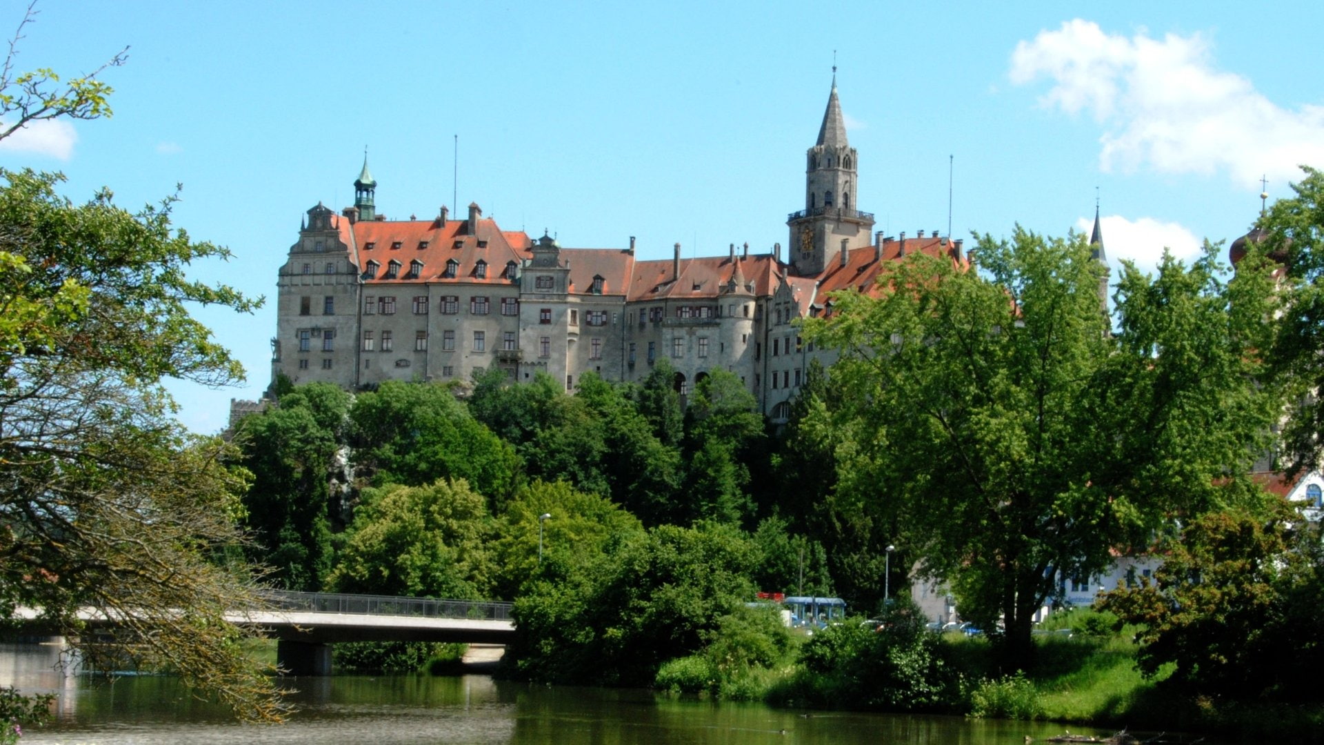 Castles, 1080P, Sigmaringen Castle, HD Wallpaper