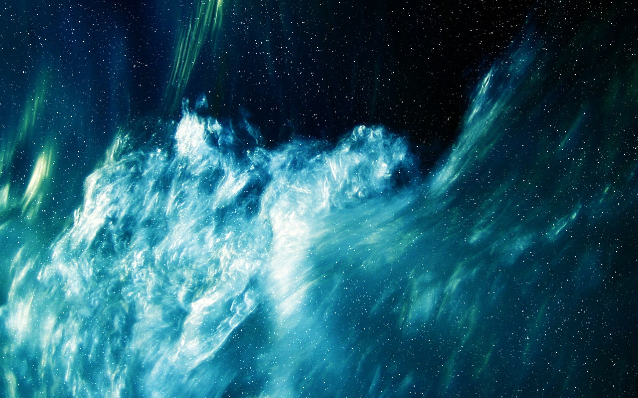 bokeh, space and planet, flood, nebula, 720P, white, light, HD Wallpaper