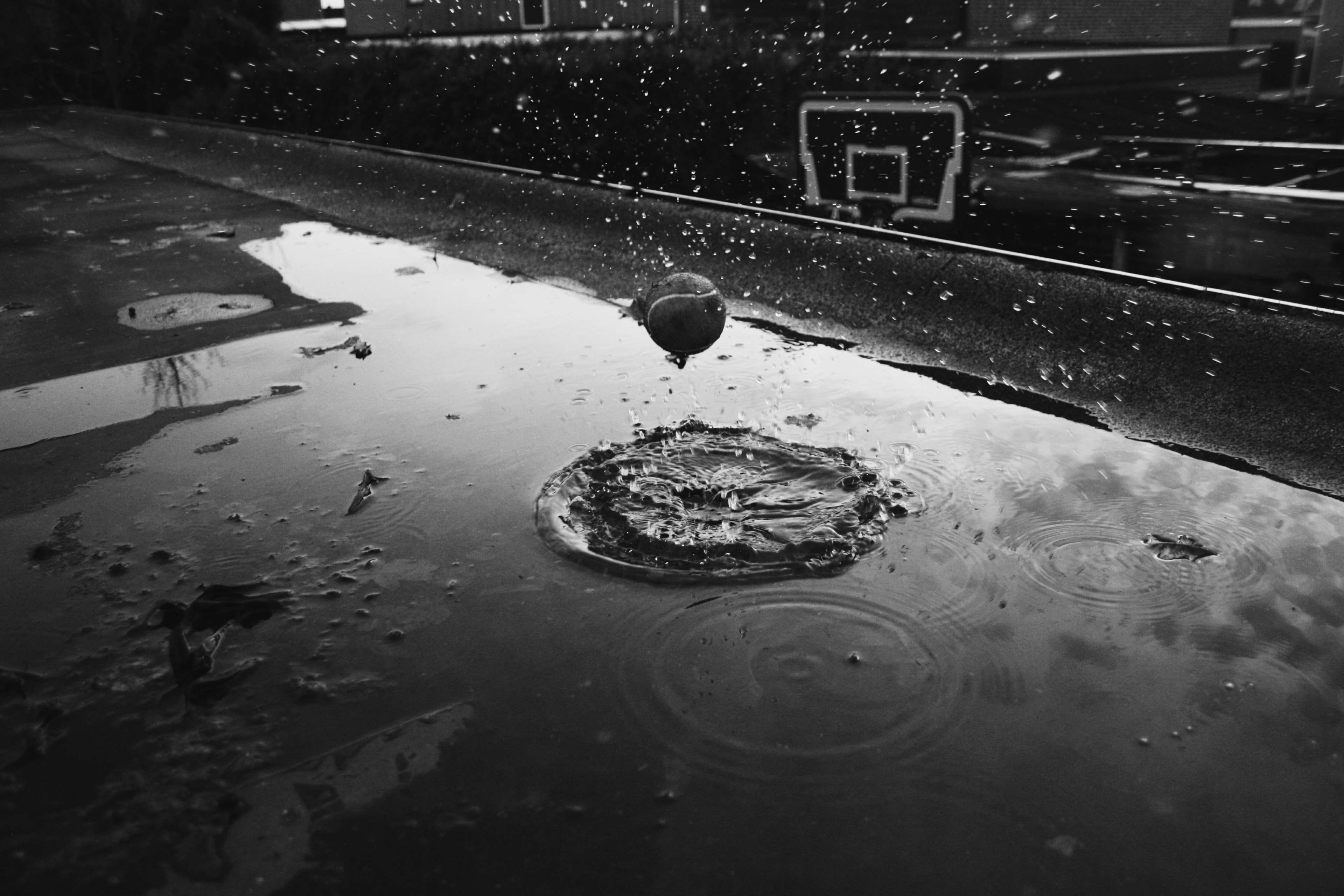 droplets, water splash, dirty, shadow, water, leisure, light, raindrop, travel, mud, waterfront, high angle view, no people, wet, city, monsoon, dark, flooded, HD Wallpaper