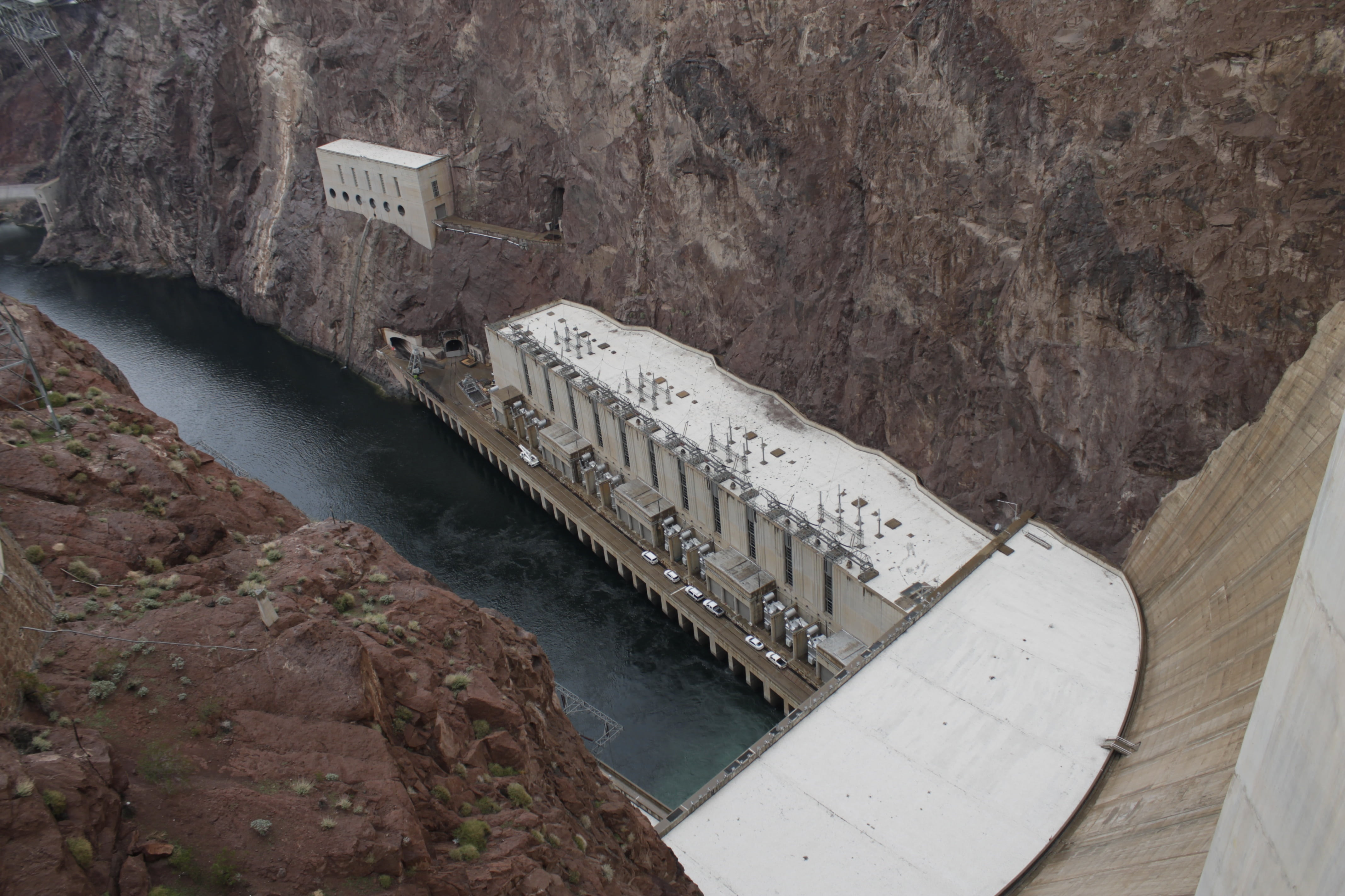 usa, tourism, concrete, engineering, indoors, power, rock, boulder, hydroelectric power, dam, canyon, view, environmental conservation, hover, fuel and power generation, HD Wallpaper