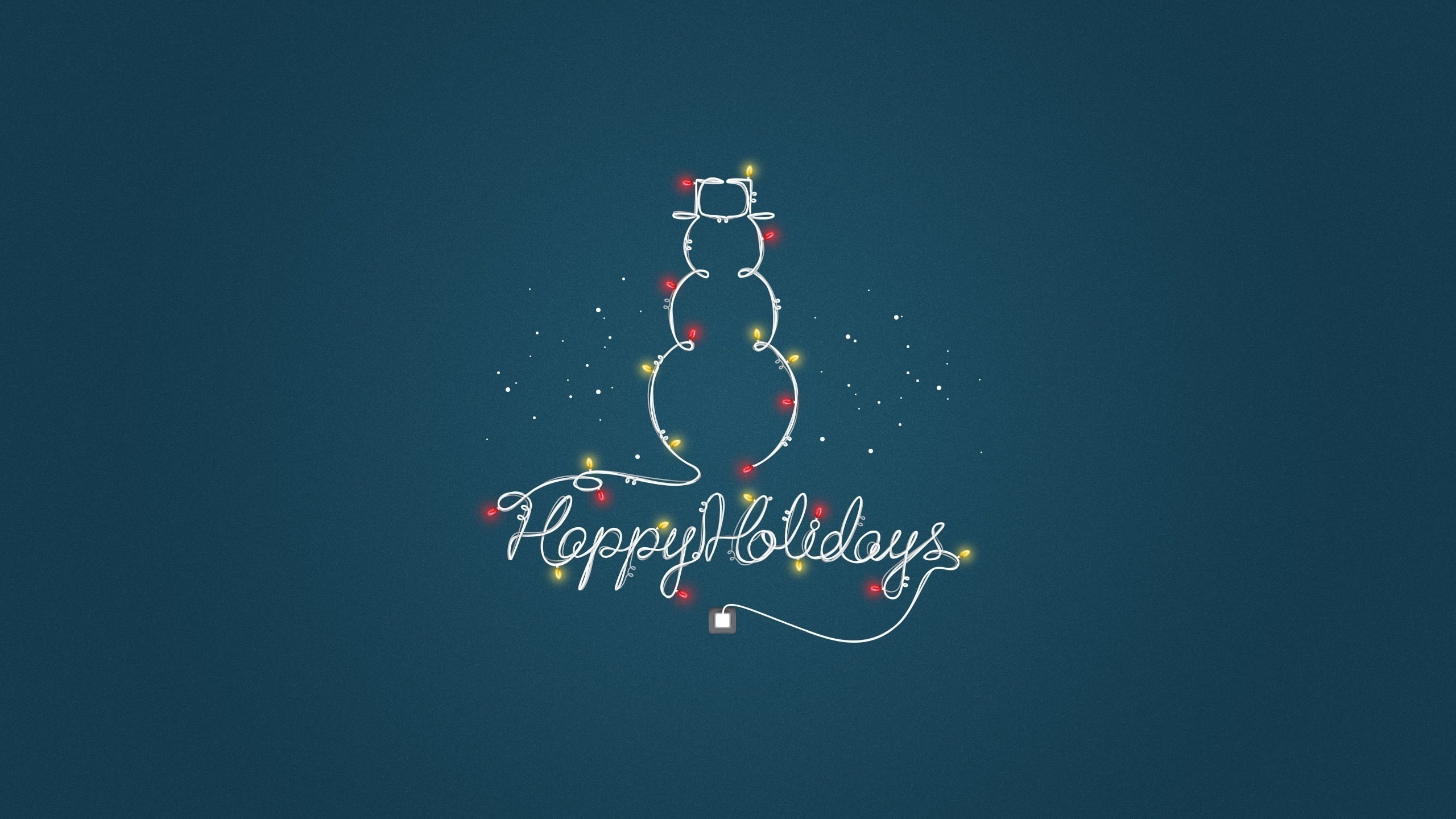 wish, 2014 christmas, holidays, 2K, happy, snowman, snow, HD Wallpaper
