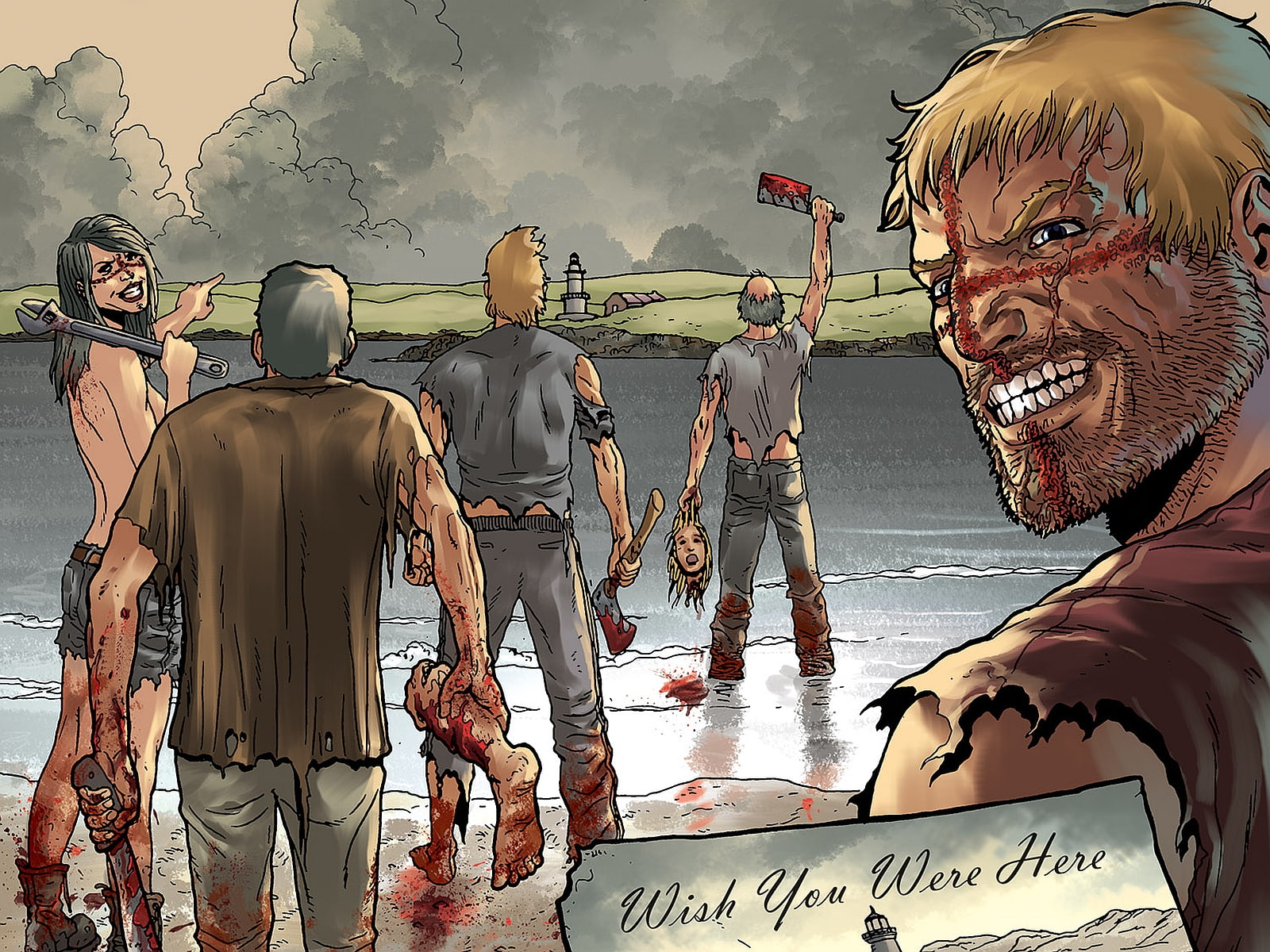 Crossed (Comics), Comics, Crossed: Wish You Were Here, 720P, HD Wallpaper