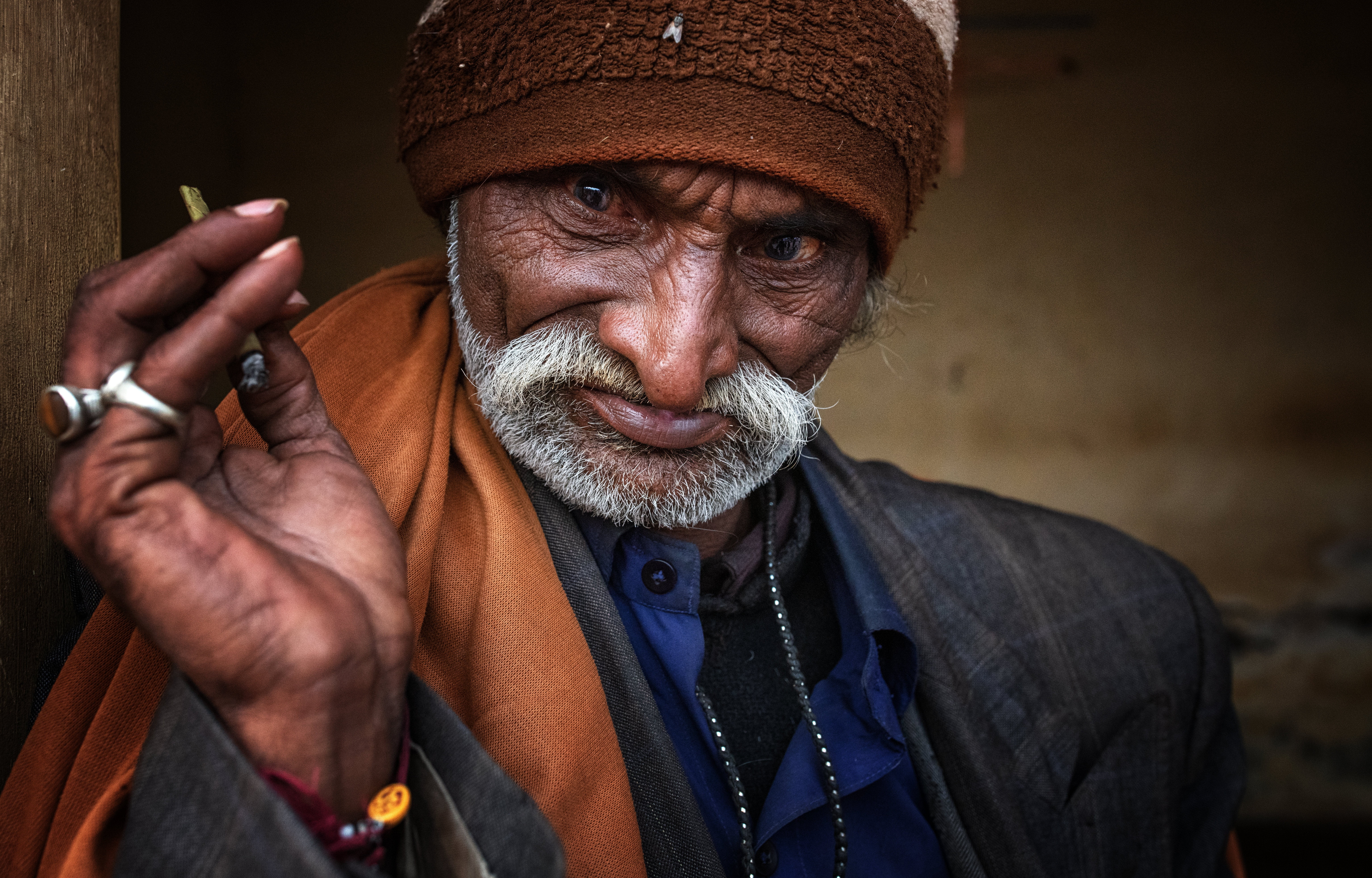 portrait, man, gujarat, india, 5K, HD Wallpaper