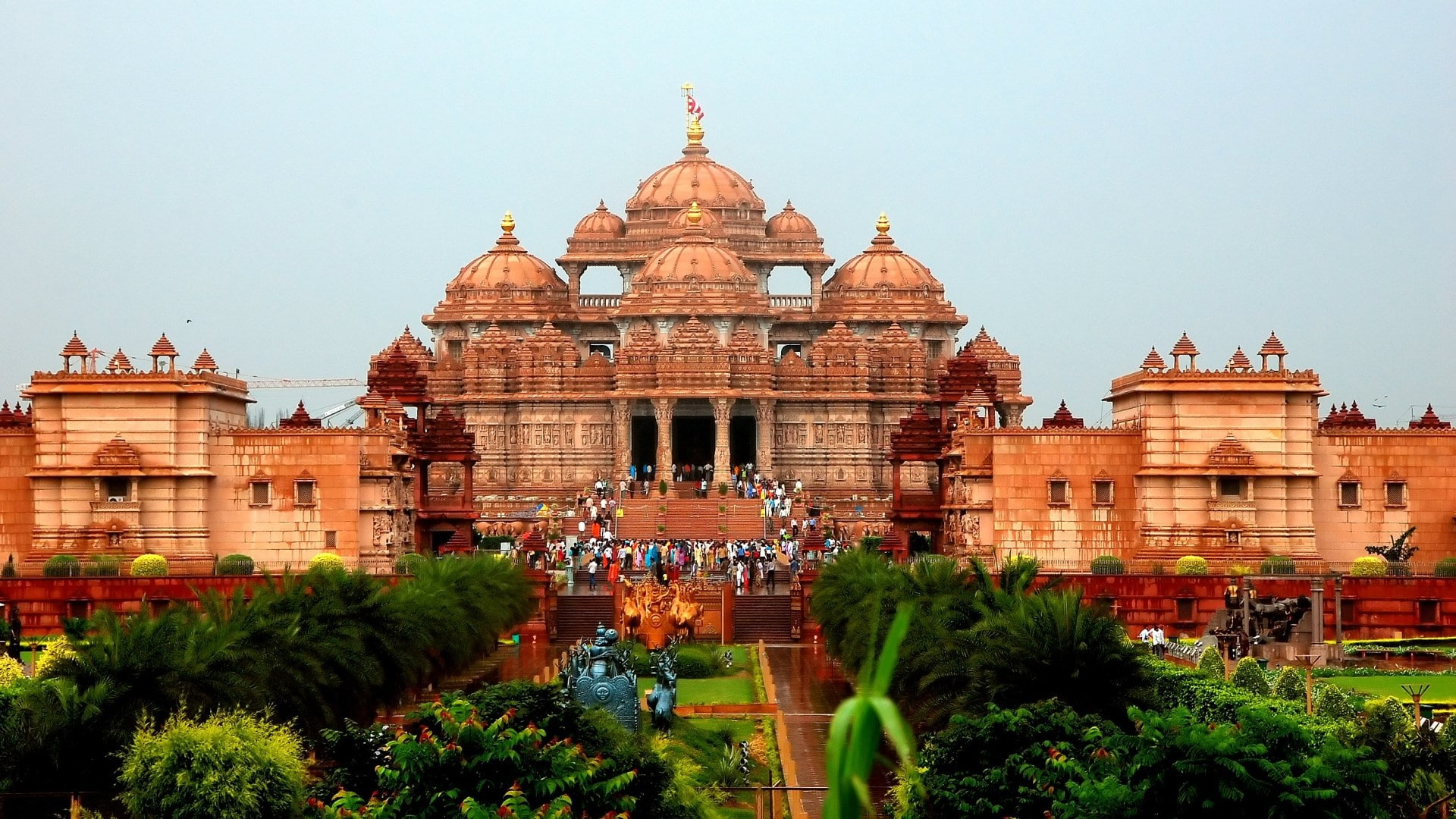 1080P, akshardham, HD Wallpaper