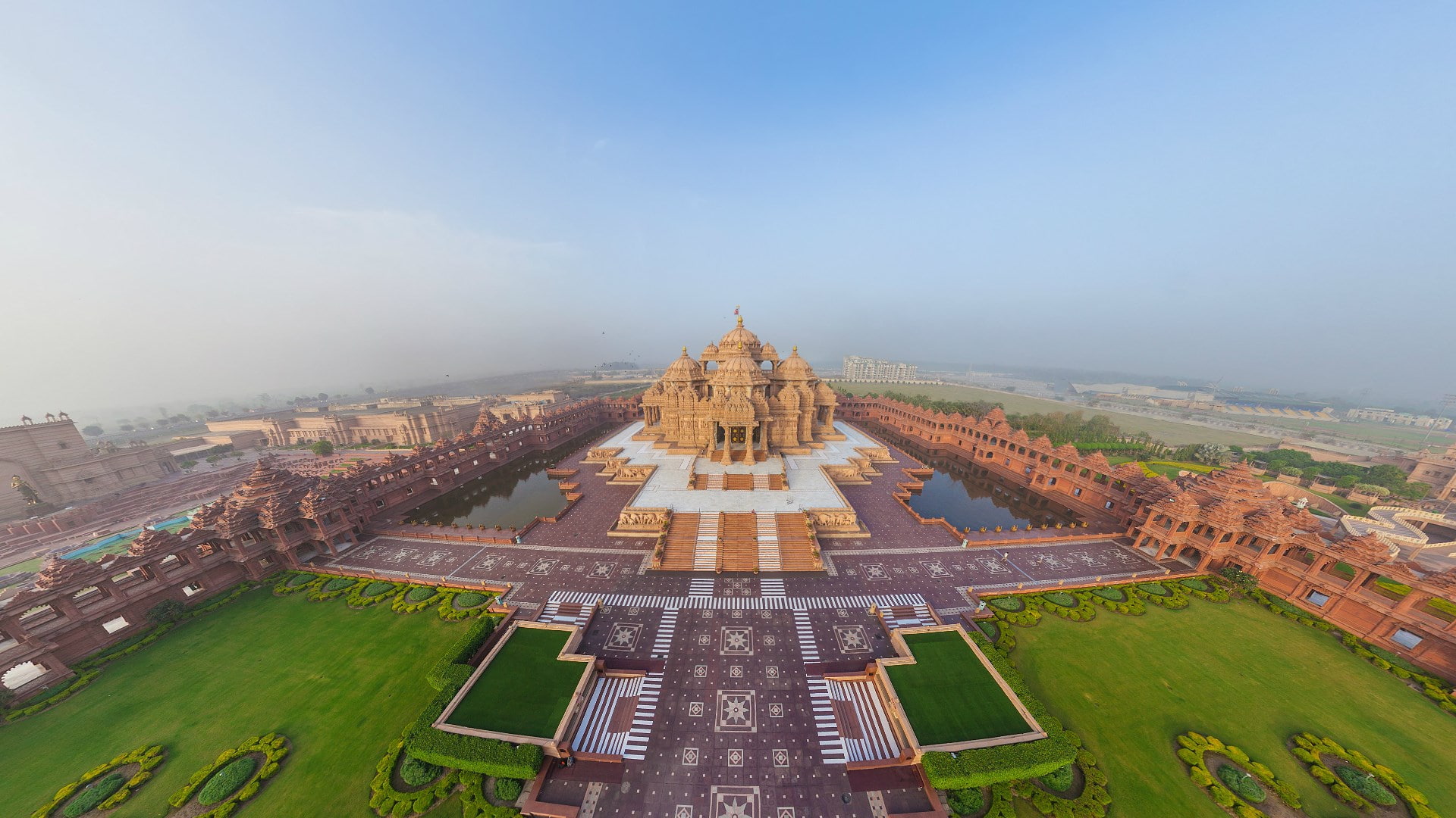 akshardham, 1080P, HD Wallpaper