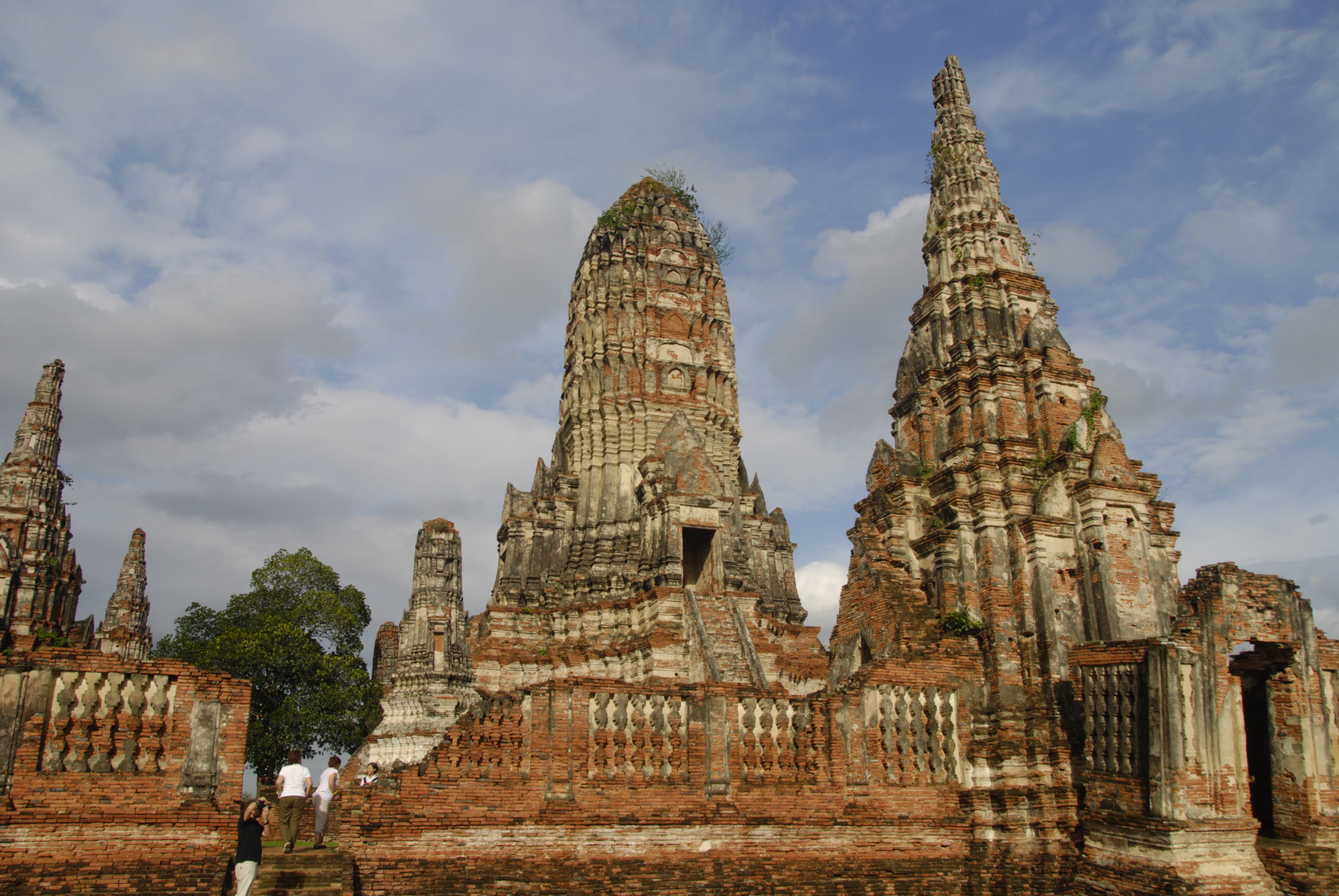 cloud - sky, ayuthaya, ancient, ruined, belief, thailand, day, religion, nature, travel destinations, ancient civilization, travel, history, asia, the past, HD Wallpaper