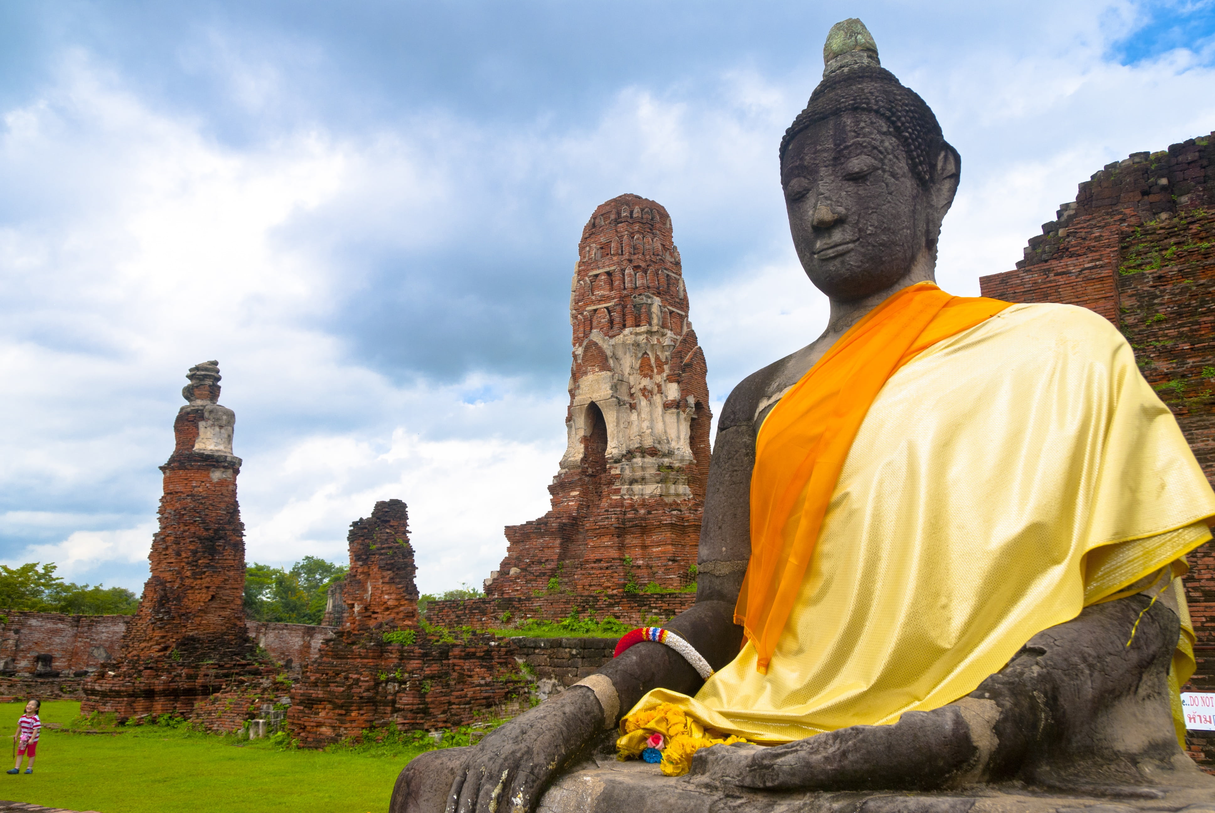building, thailand, travel, spirituality, the past, asia, architecture, travel destinations, built structure, sky, 4K, indonesia, idol, history, religion, HD Wallpaper