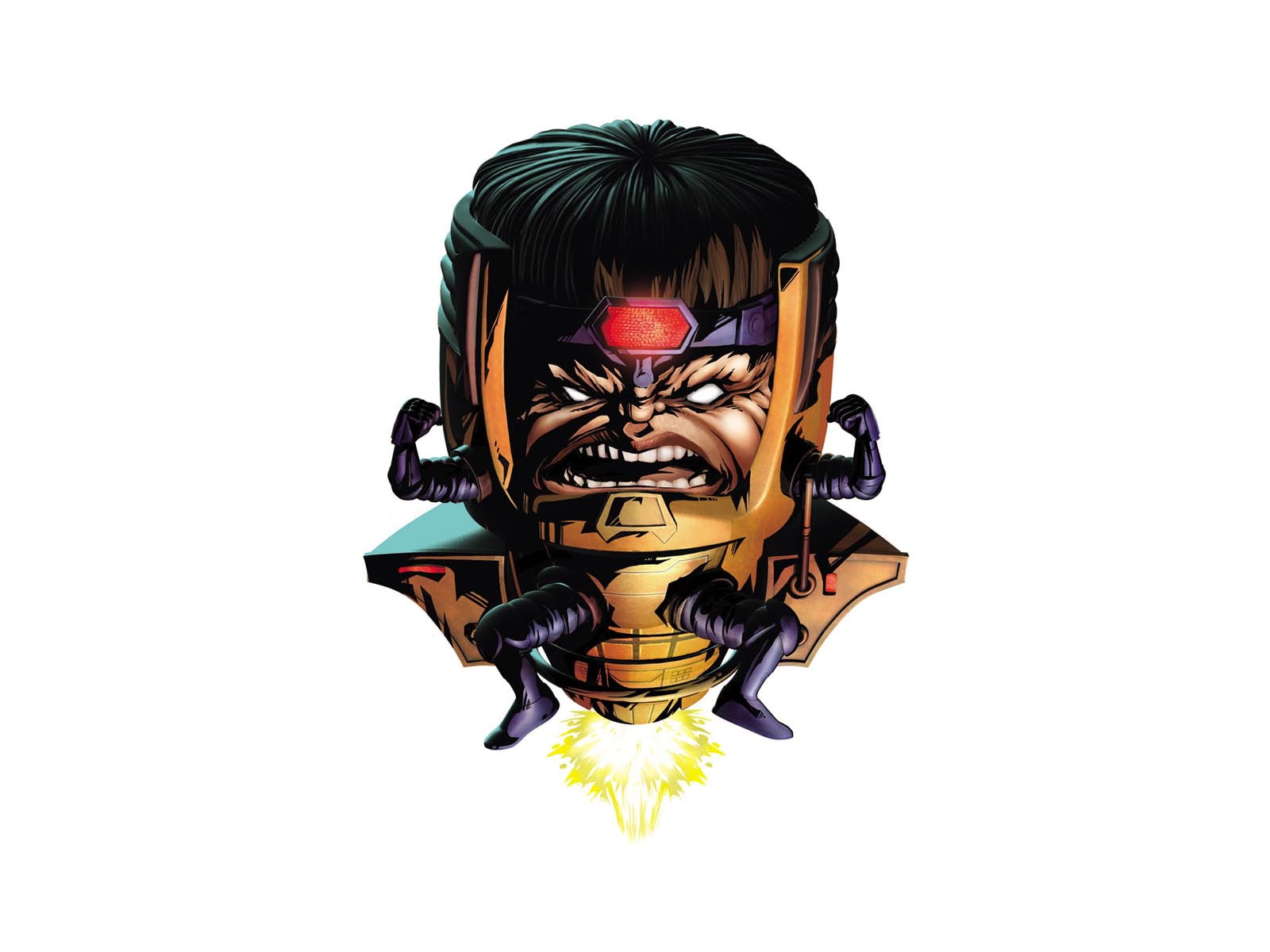 hd, bronze, rocket, modok, suit, 720P, man, illustration, comics, HD Wallpaper