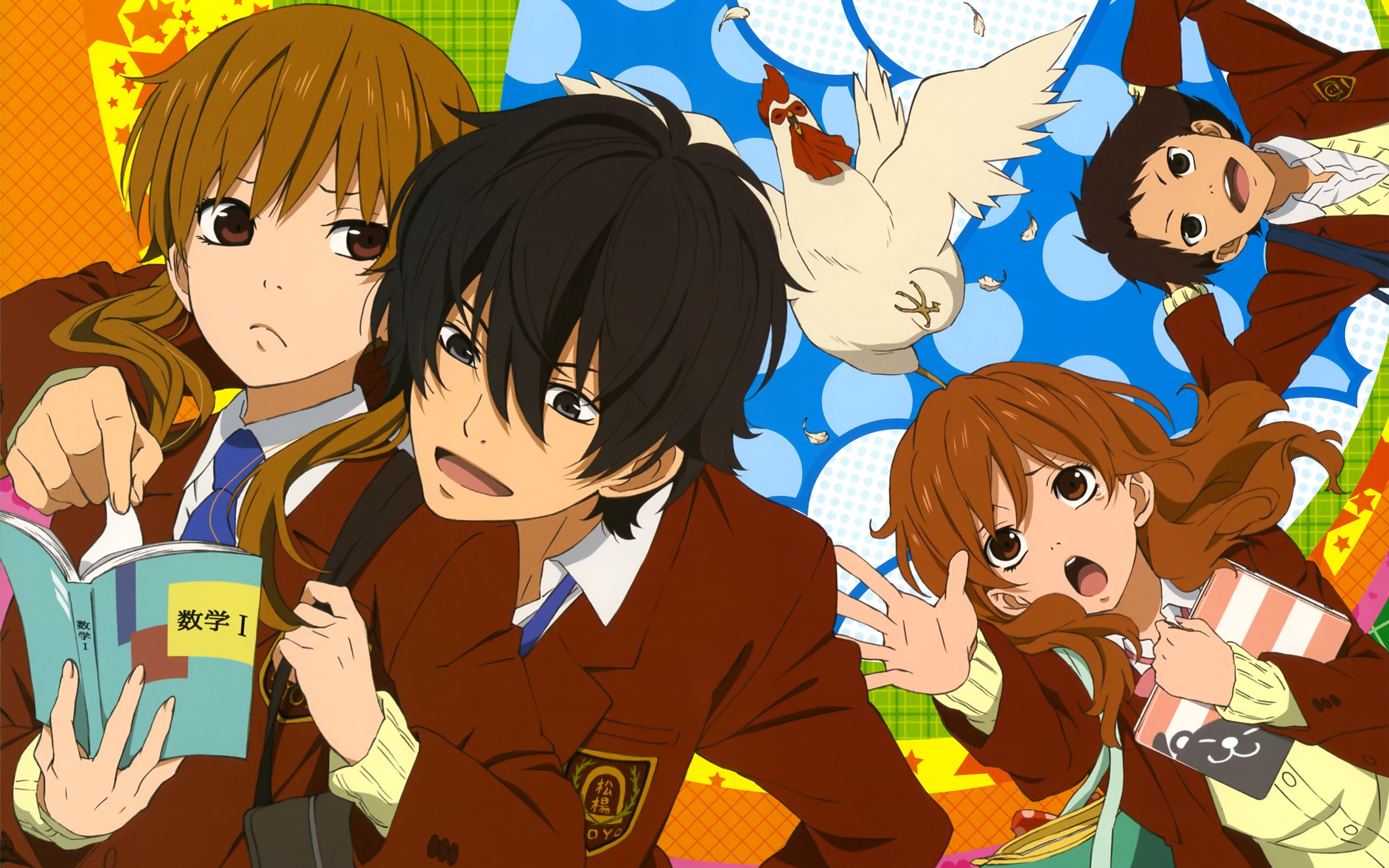Yoshida Haru, representation, arts culture and entertainment, creativity, Tonari no Kaibutsu, day, men, Mizutani Shizuku, disguise, people, human representation, HD Wallpaper