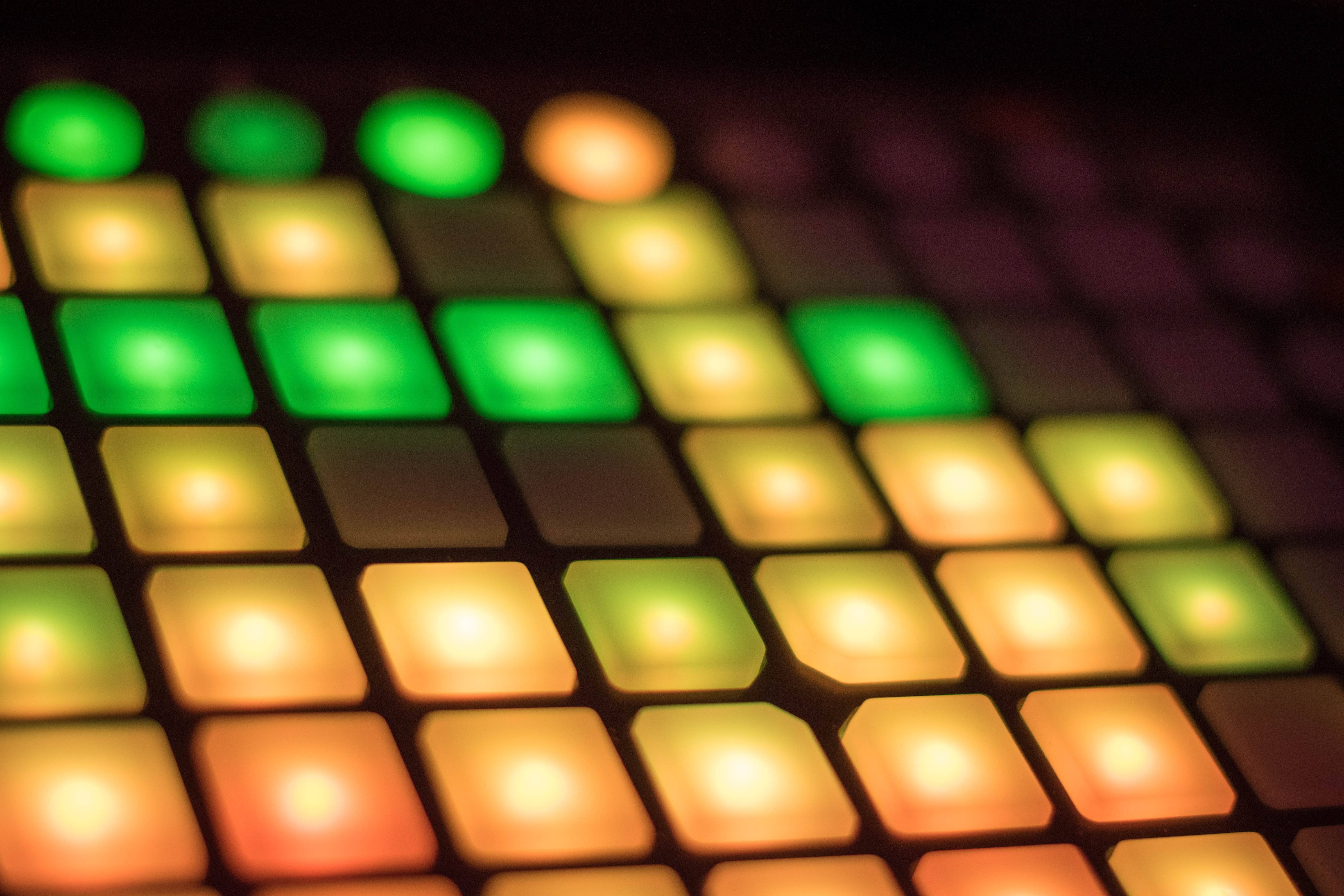 launch pad, pattern, live band, stage, abstract, shape, green color, arts culture and entertainment, close-up, live, night, pad, sport, lighting equipment, HD Wallpaper
