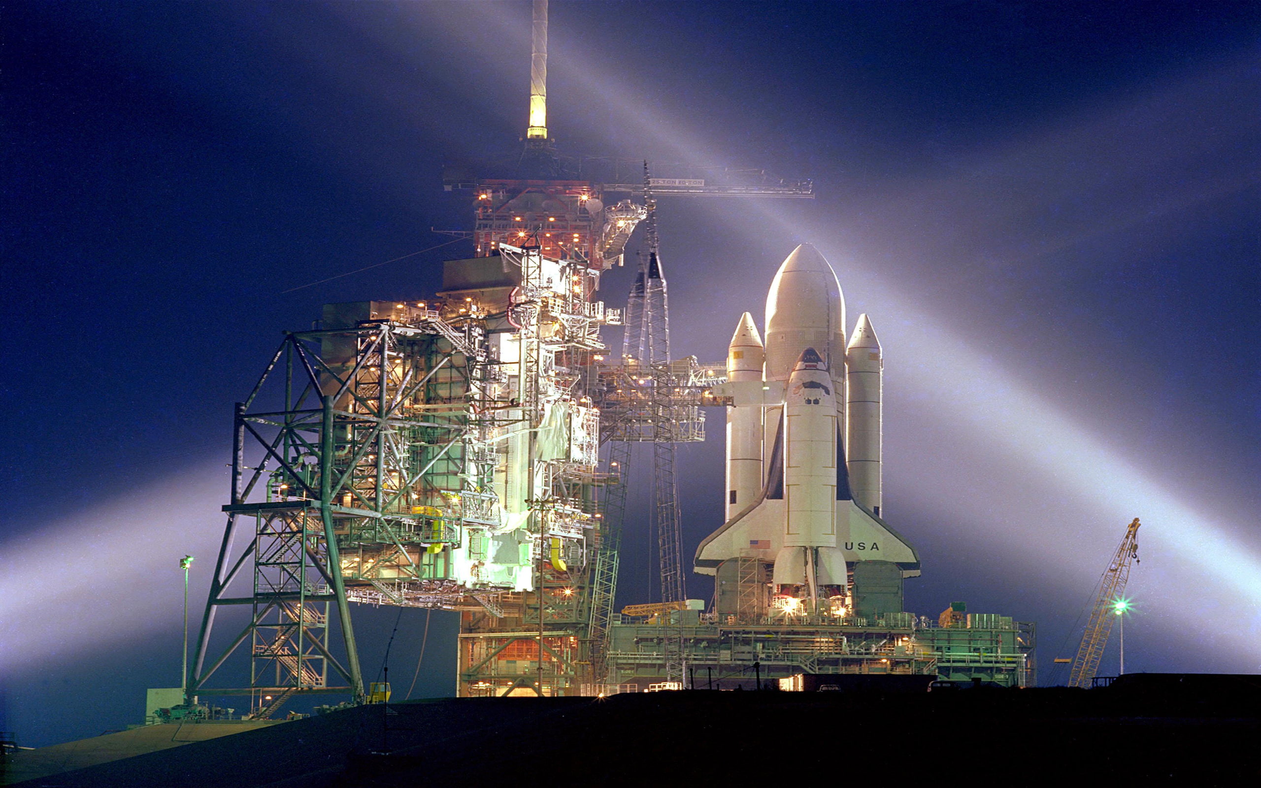 columbia, shuttle, pad, kennedy, 2K, space, center, HD Wallpaper