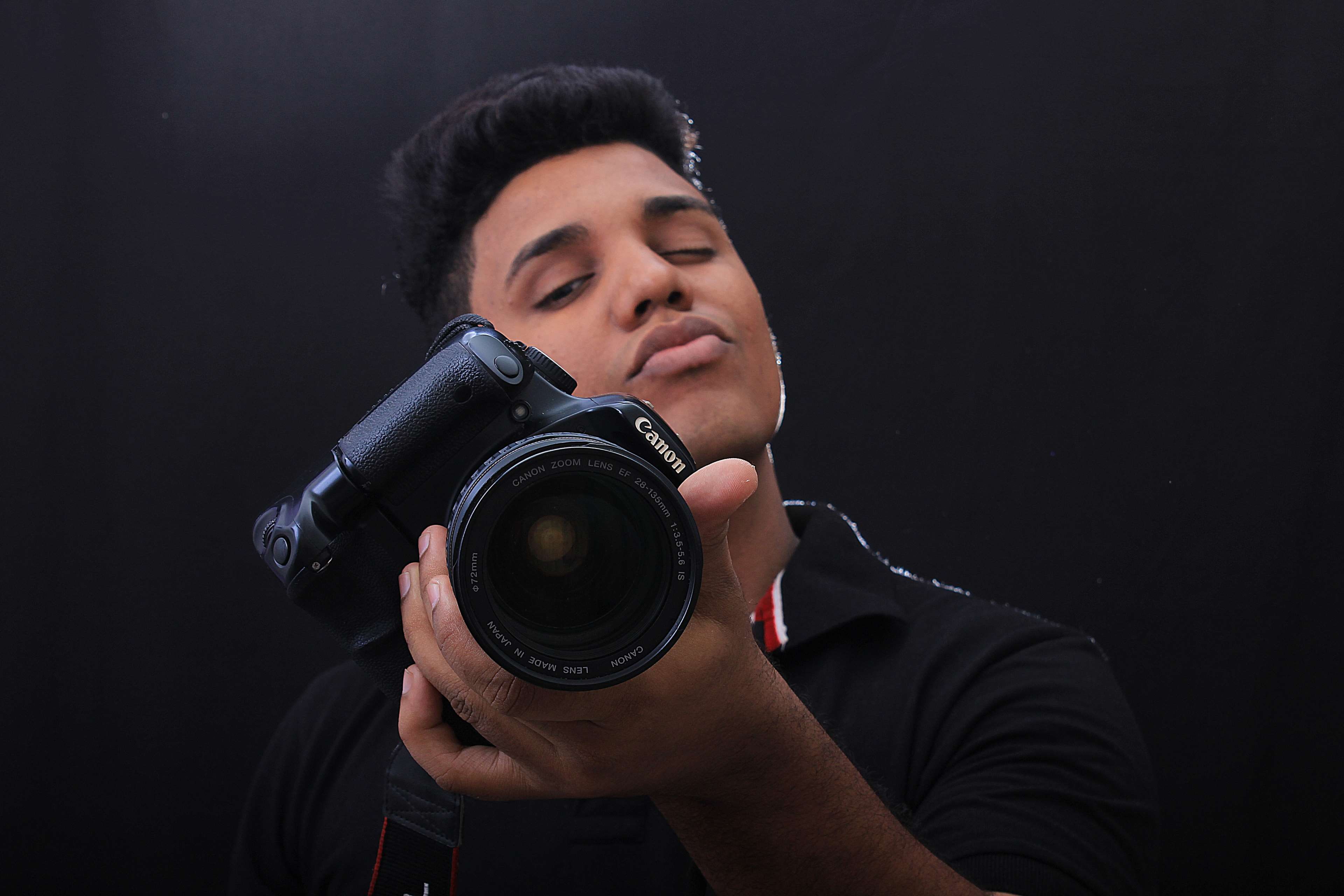 different photography, filter, activity, indoors, digital camera, canon, dslr, studio shot, front view, headshot, young adult, camera, profe, photographing, HD Wallpaper