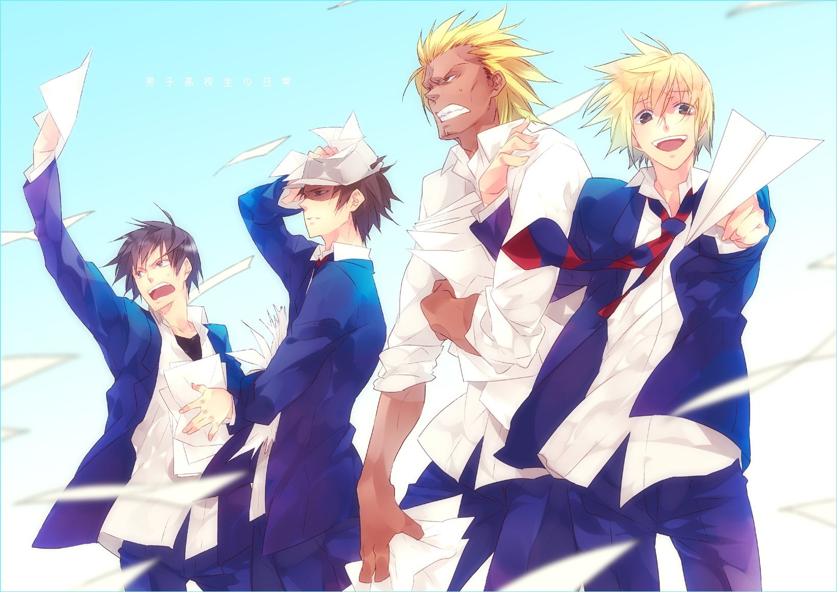720P, Anime, Daily Lives of High School Boys, HD Wallpaper