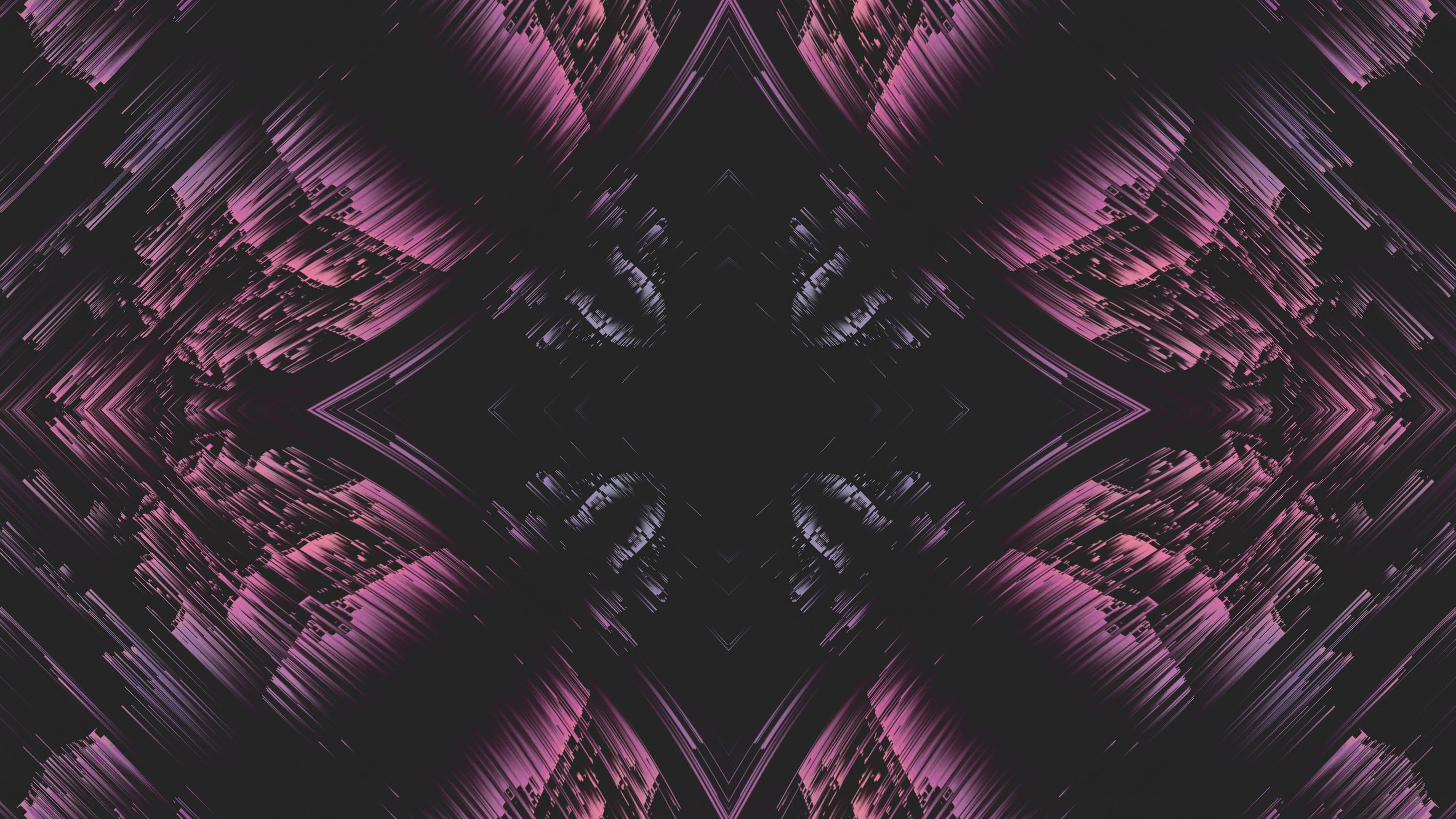 purple, symmetry, pink color, technology, art and craft, shape, indoors, abstract, Symmetrical, digital composite, lighting equipment, backgrounds, creativity, HD Wallpaper