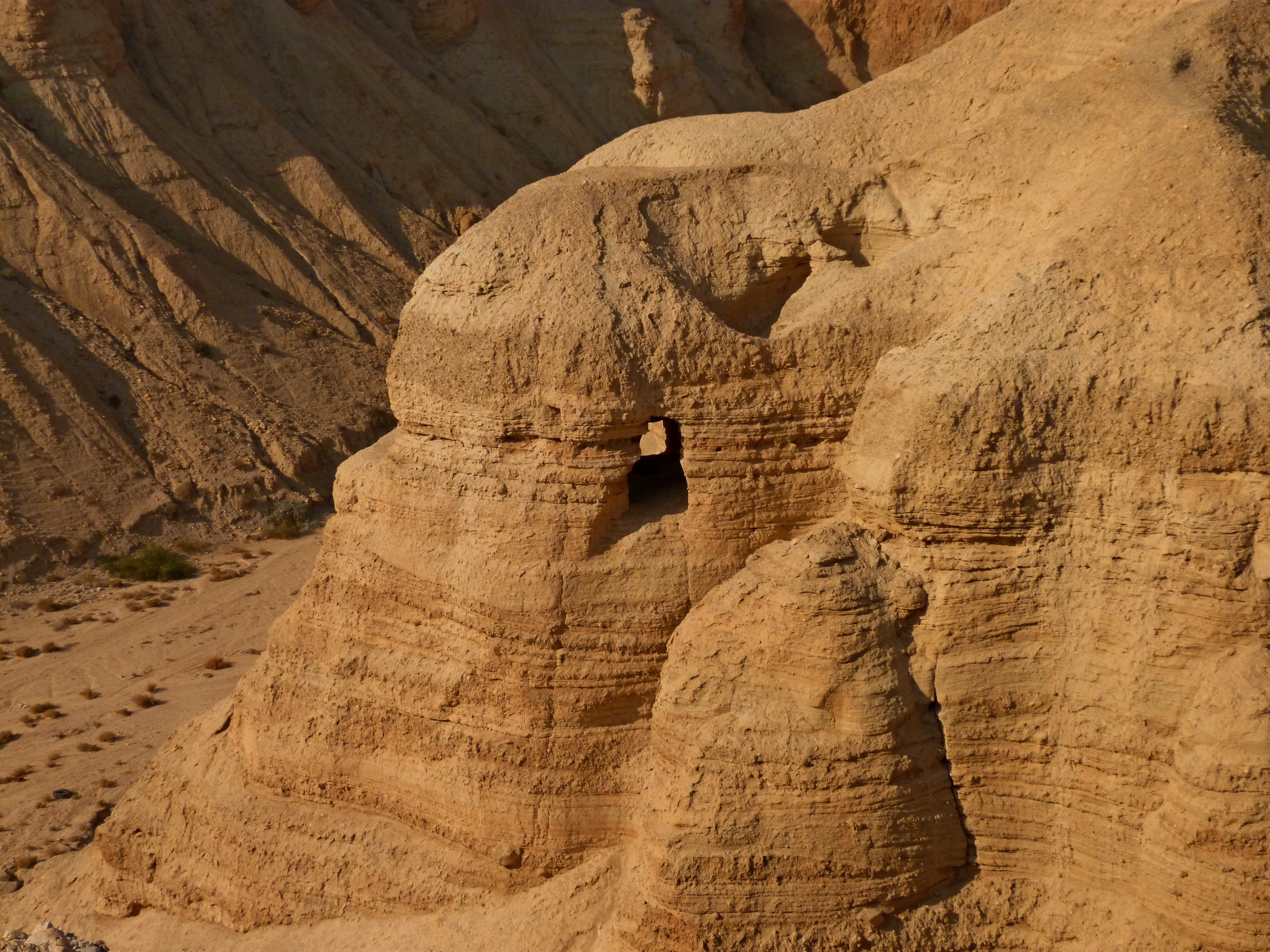 rock, formation, brown, travel, tranquility, no one, sunlight, eroded, geology, no people, day, land, scenics - nature, stone, tranquil scene, israel, qumran, HD Wallpaper