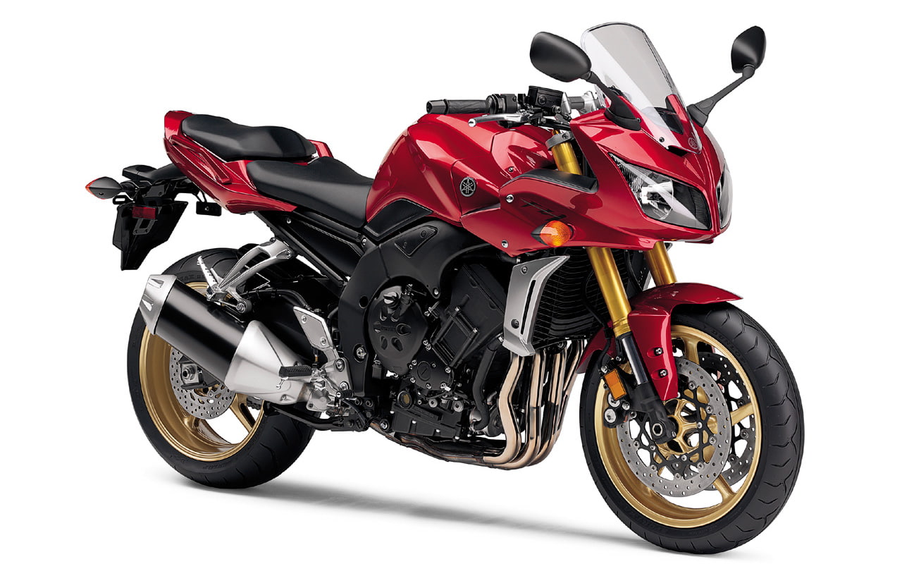 fz, yamaha, red, bike, sports, 2009, 720P, HD Wallpaper