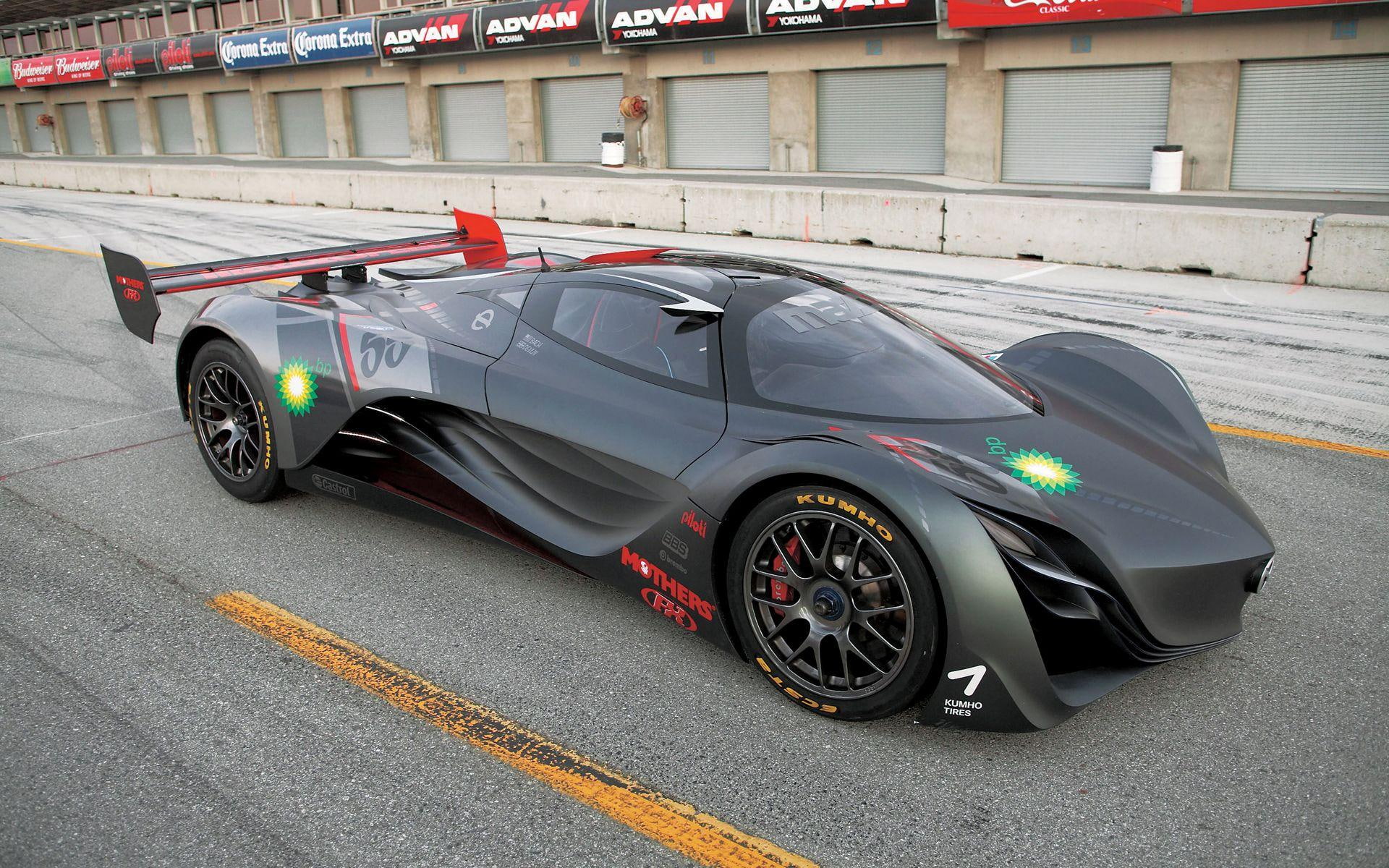 2008, gray, mazda, concept, car, 1080P, furai, sports, HD Wallpaper
