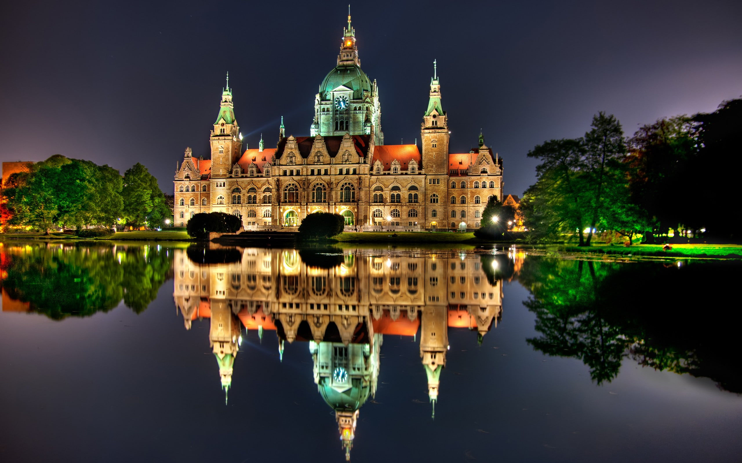Hanover, building, 2K, palace, HD Wallpaper