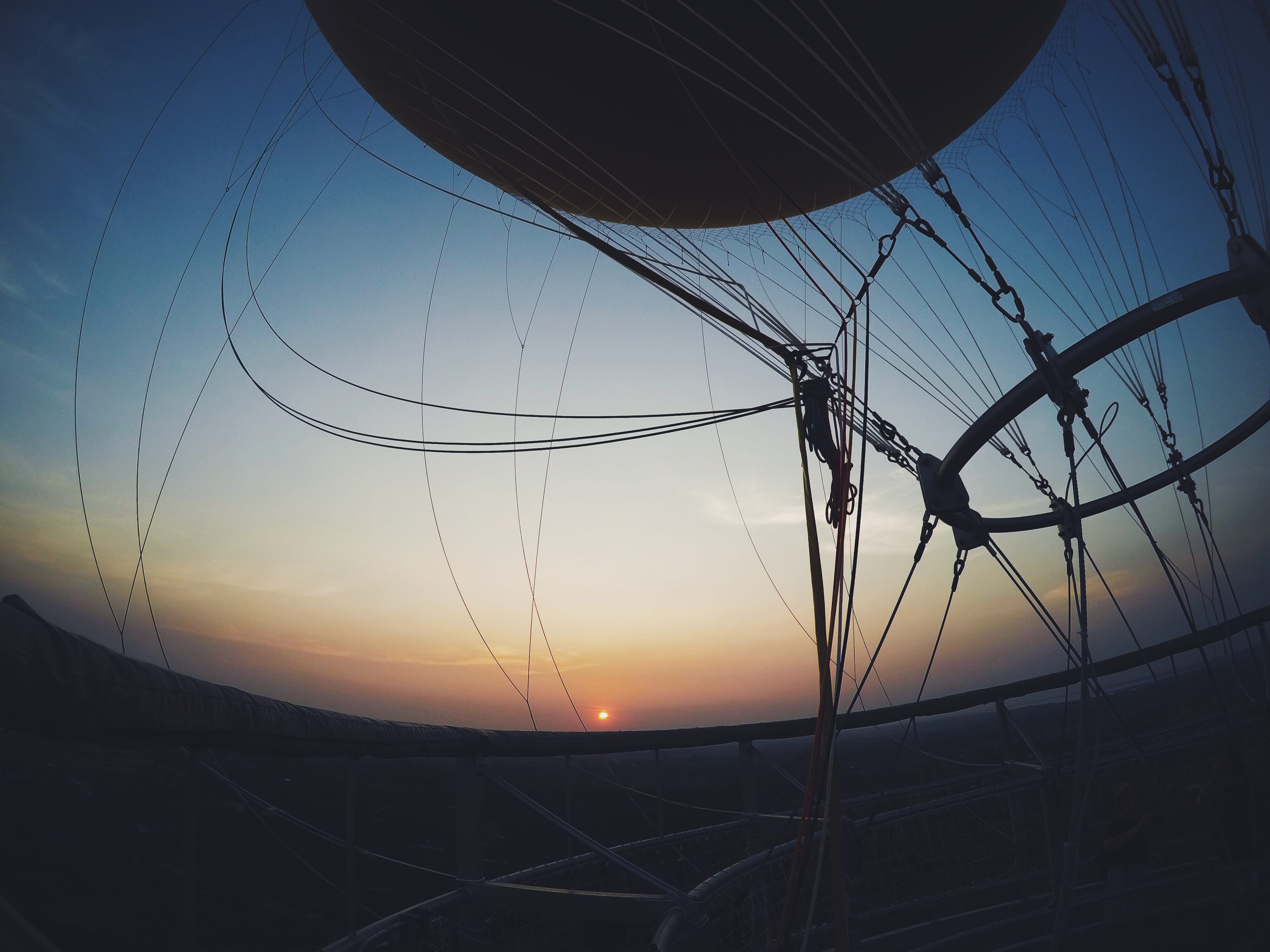 low angle view, connection, tranquility, krong siem reap, metal, complexity, orange color, silhouette, built structure, sky, nature, power supply, siam, HD Wallpaper