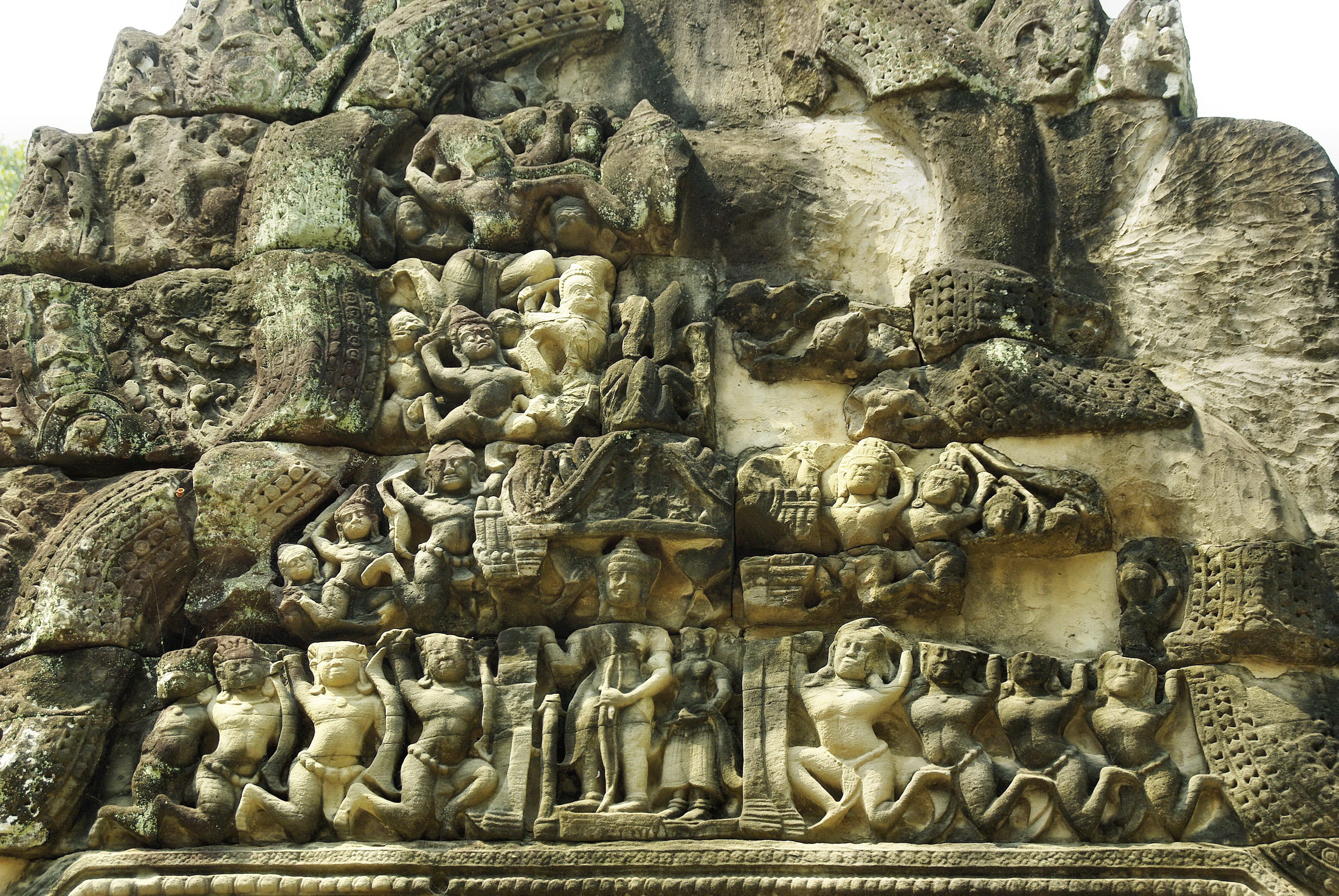 history, building, gray, place of worship, temple, ruin, spirituality, representation, creativity, belief, built structure, bas-relief, travel destinations, HD Wallpaper