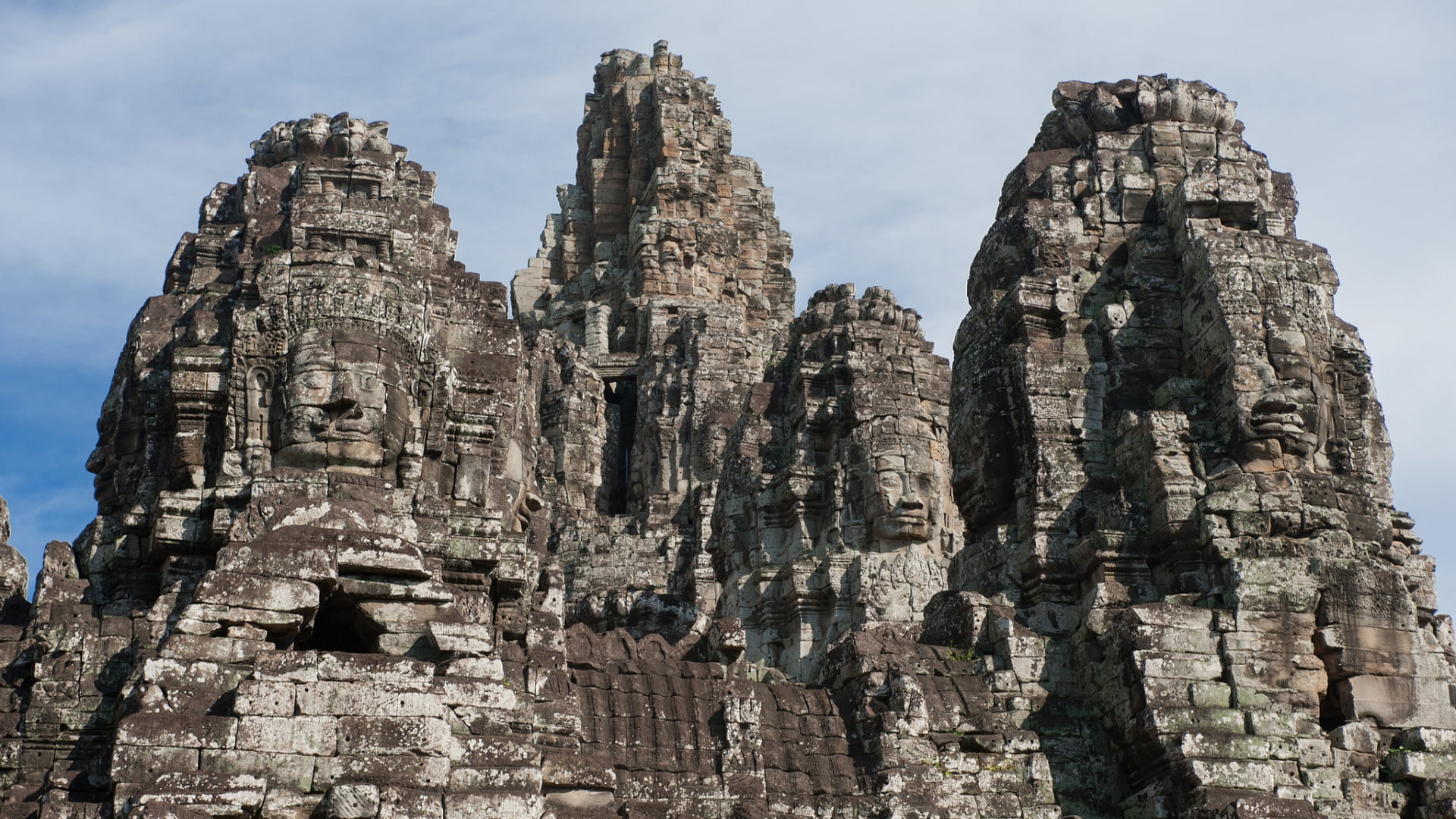Angkor Thom, Temples, 1080P, HD Wallpaper
