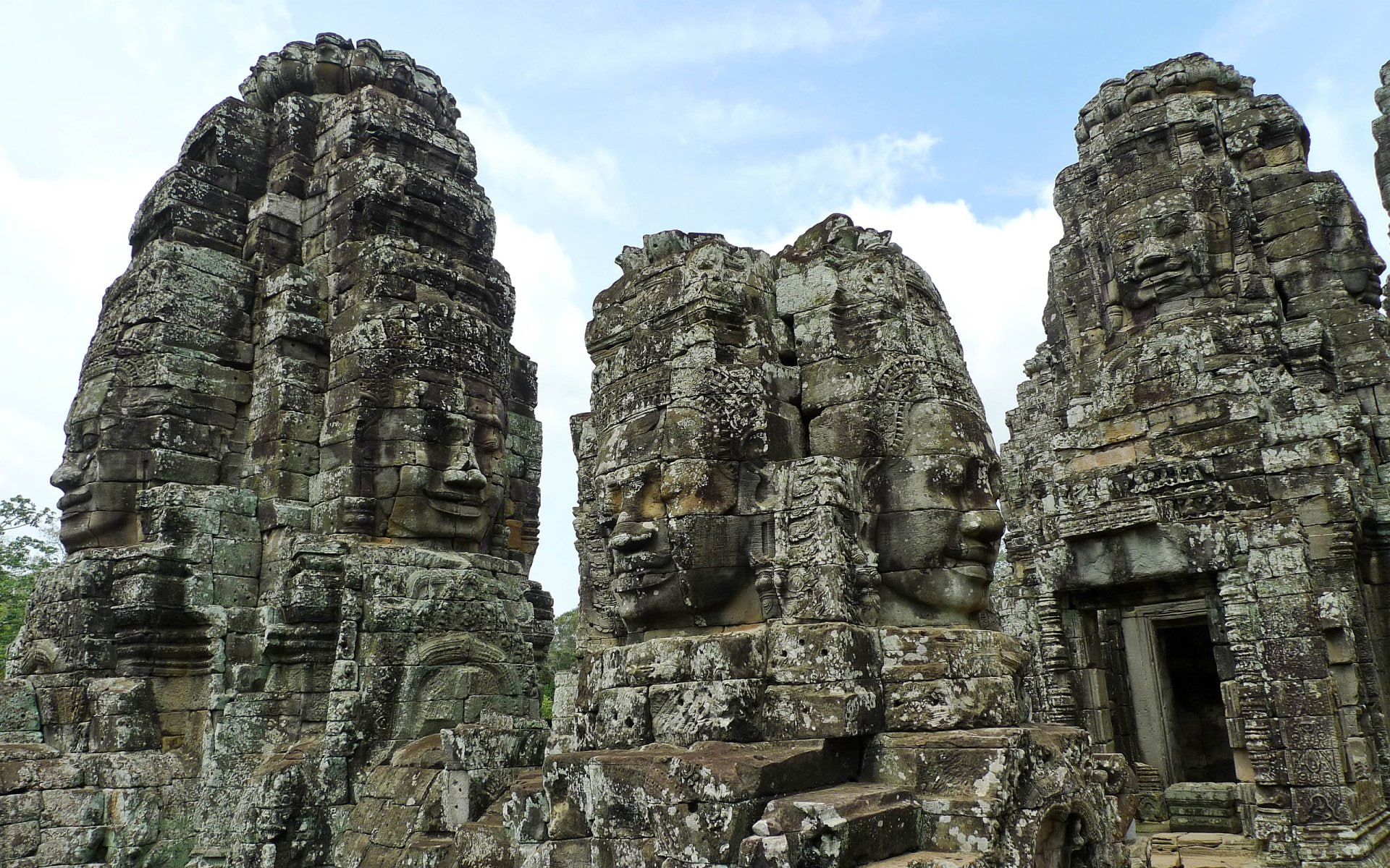 Angkor Thom, Temples, 1080P, HD Wallpaper