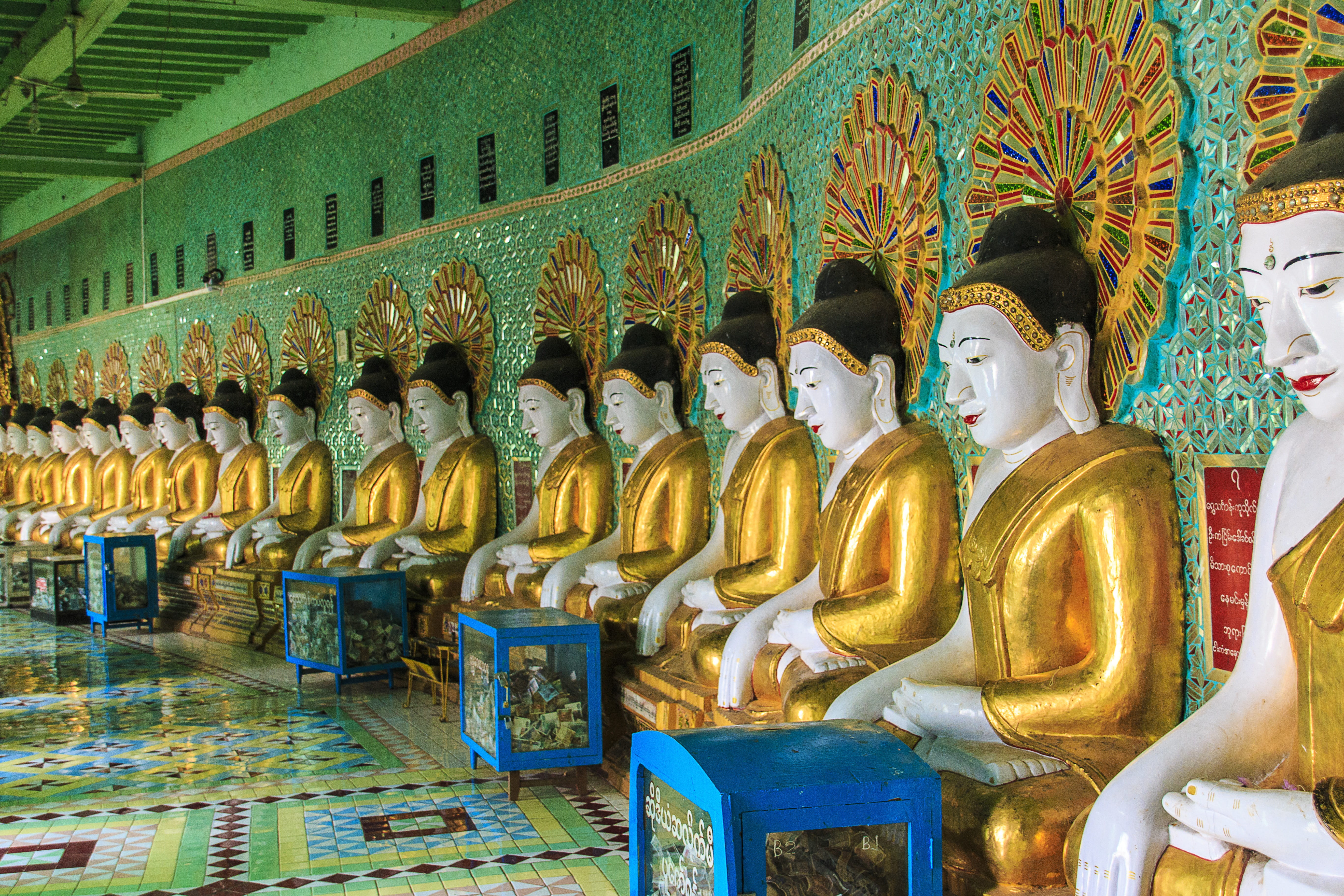 attraction, ancient, culture, religion, tourist, temple, burmese, destination, sculpture, buddha, day, craft, belief, building, human representation, traditional, HD Wallpaper