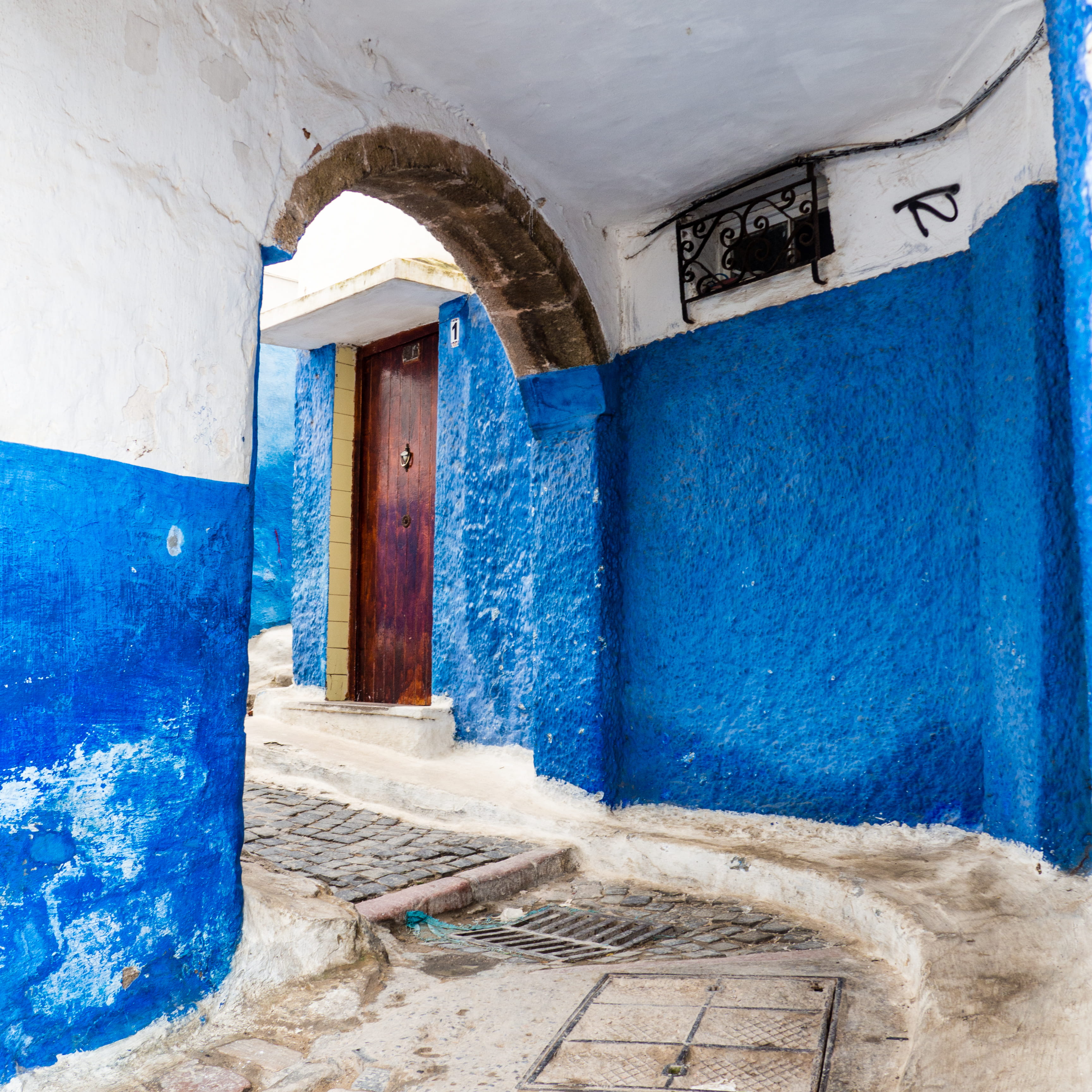 security, house, building exterior, wall - building feature, building, staircase, kasbah, morocco, door, kasbah of the udayas, sunlight, built structure, Phone HD Wallpaper