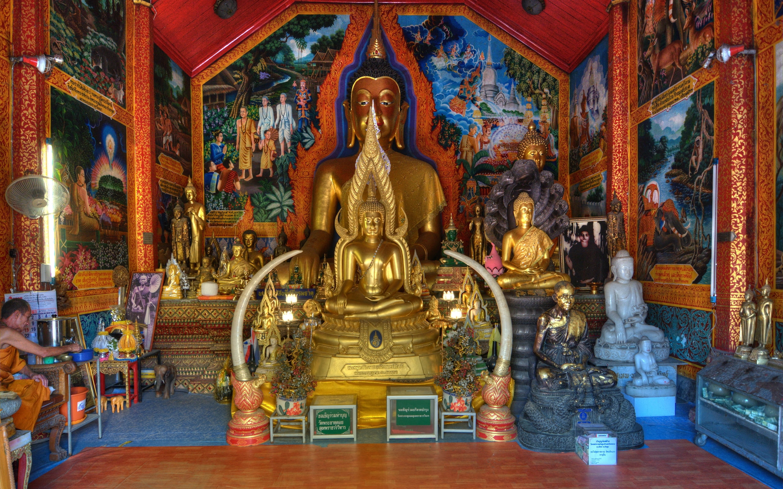 2K, buddha, phrathat, image, wat, suthep, doi, HD Wallpaper