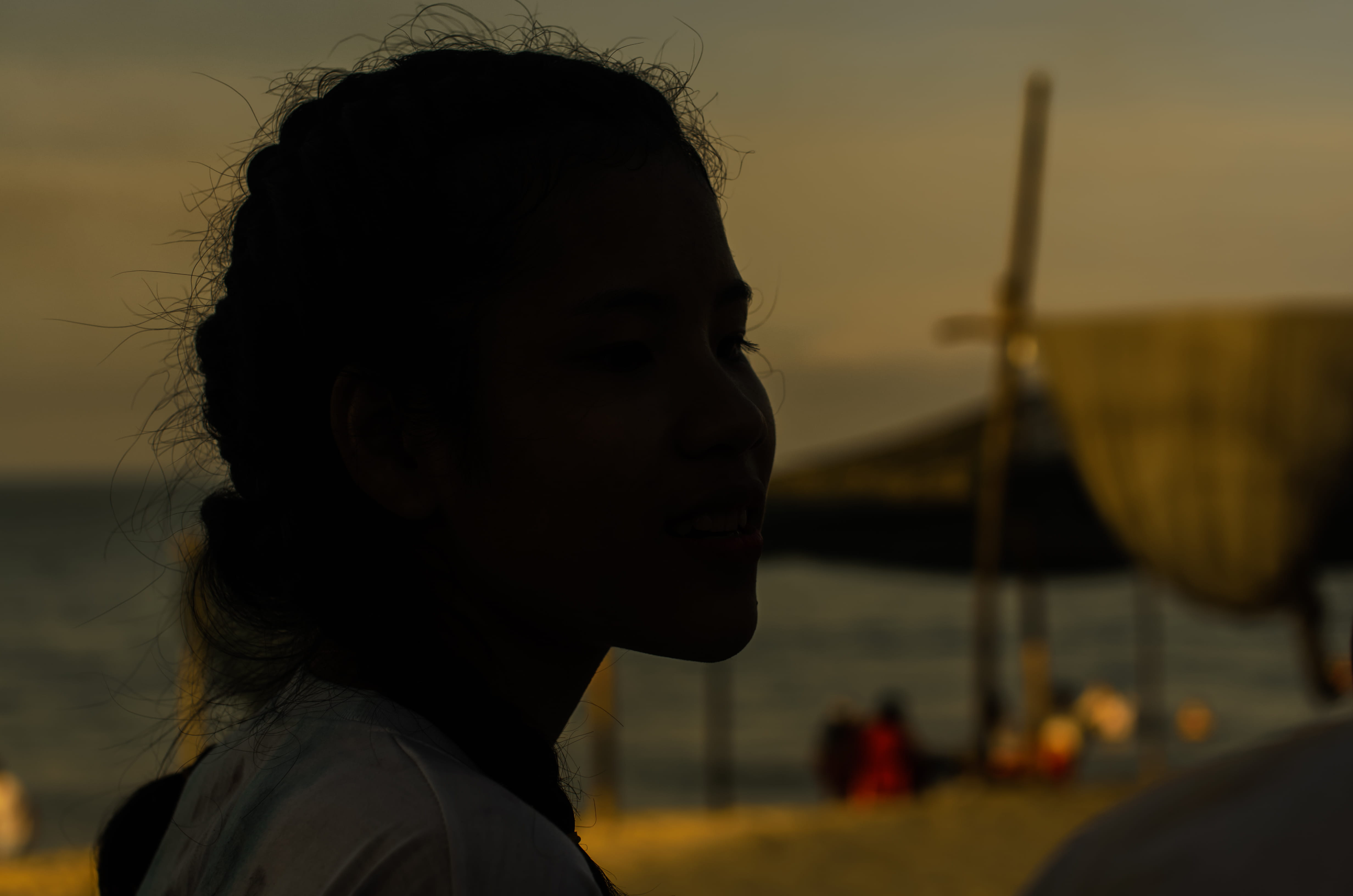 4K, sky, vietnam, outdoors, lifestyles, hairstyle, human face, hue, nature, incidental people, dusk, men, close-up, built structure, portrait, real people, HD Wallpaper