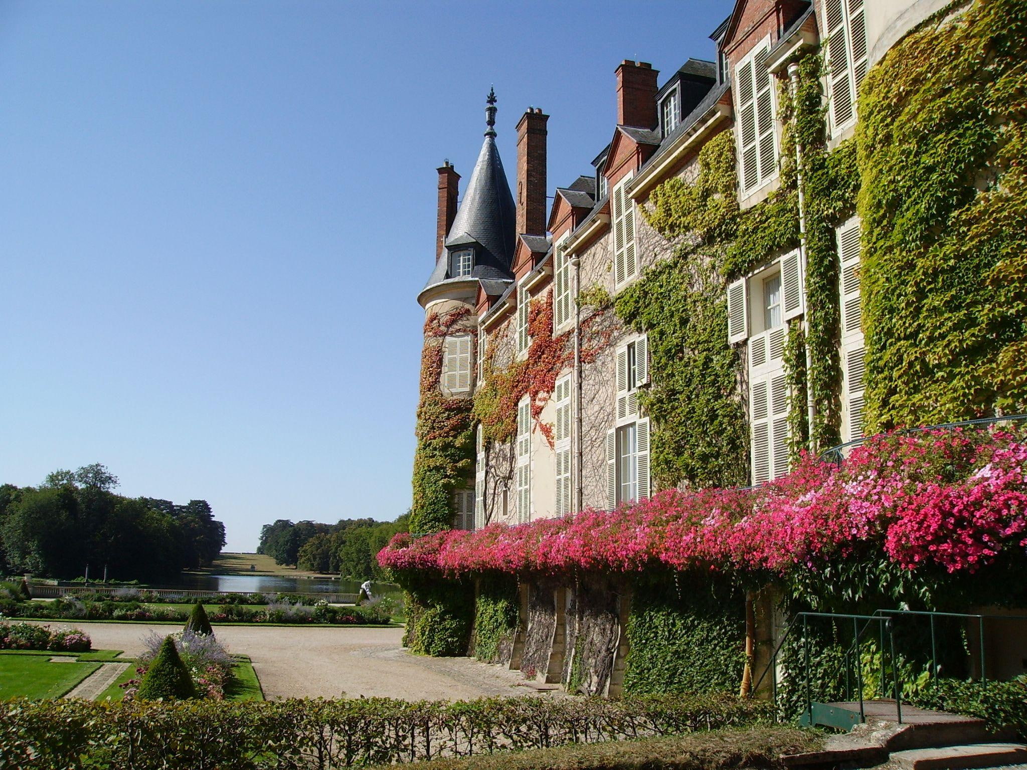 ancient, france, castles, 1080P, rambouillet, architecture, tracos, vue, chateau, HD Wallpaper