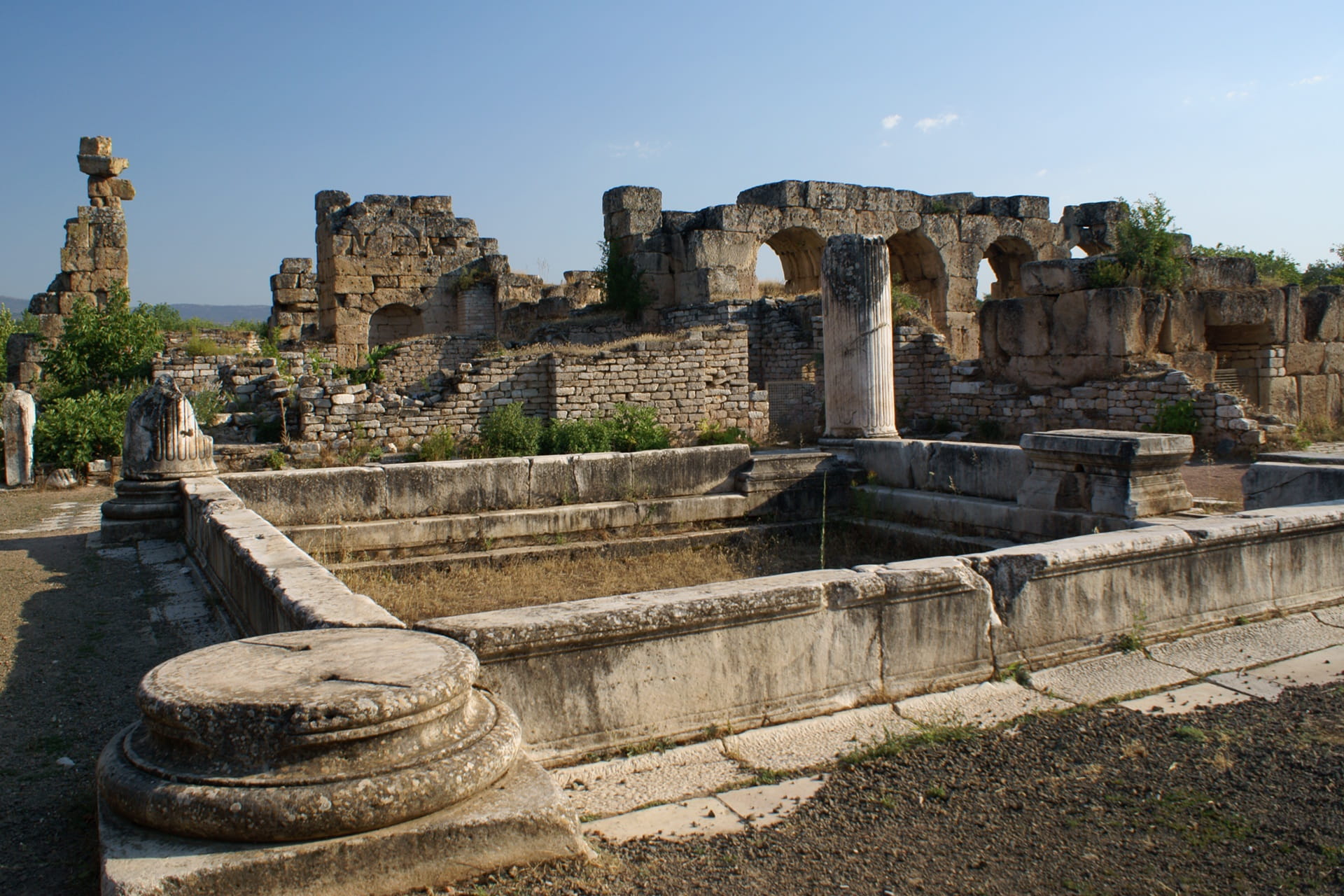 ancient history, travel destinations, history, day, 1080P, archaeology, religion, nature, architecture, weathered, aphrodisias, turkey, ancient civilization, HD Wallpaper