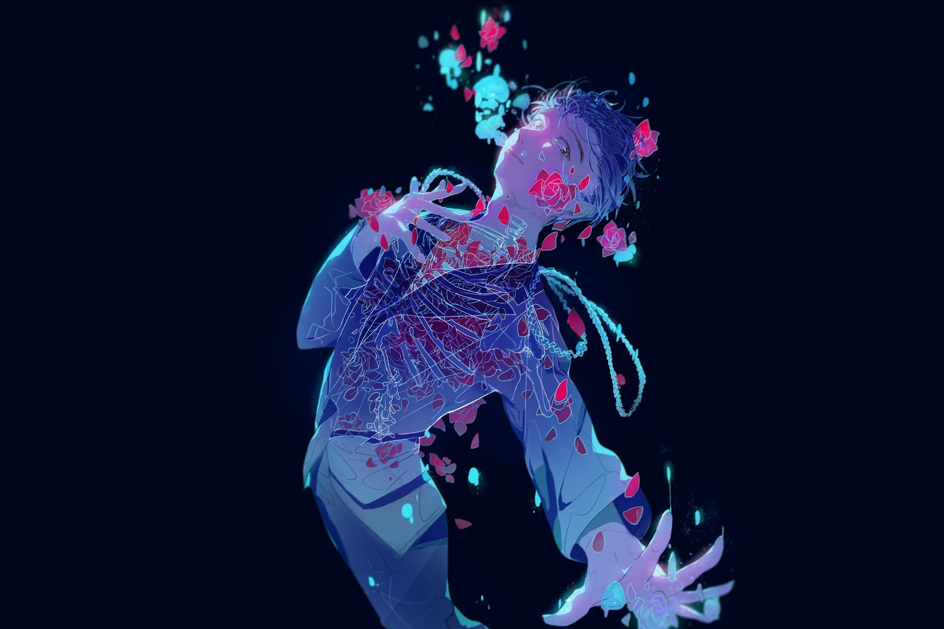 Yuri on Ice, 1080P, anime boys, Yuuri Katsuki, HD Wallpaper