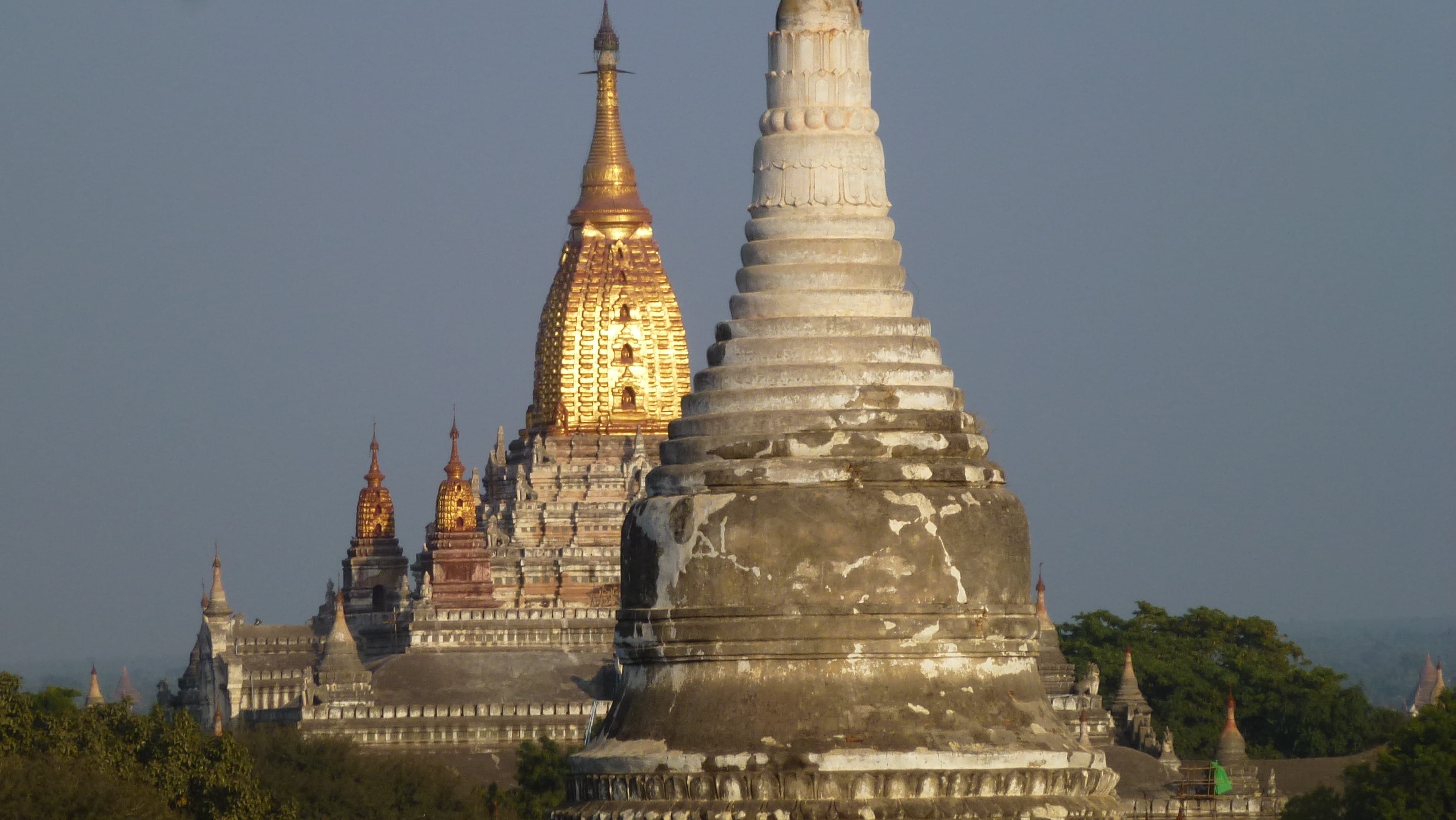 landmark, travel destinations, spirituality, Myanmar, travel, outdoors, Bagan, place of worship, tourism, belief, no people, structure, Temples, building, HD Wallpaper
