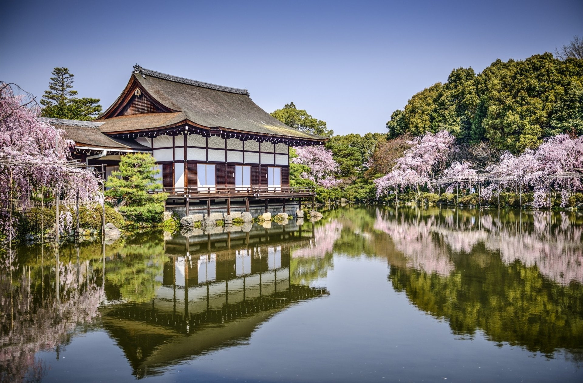 Heian Jingu, Japan, Kyoto, 1080P, Religious, HD Wallpaper