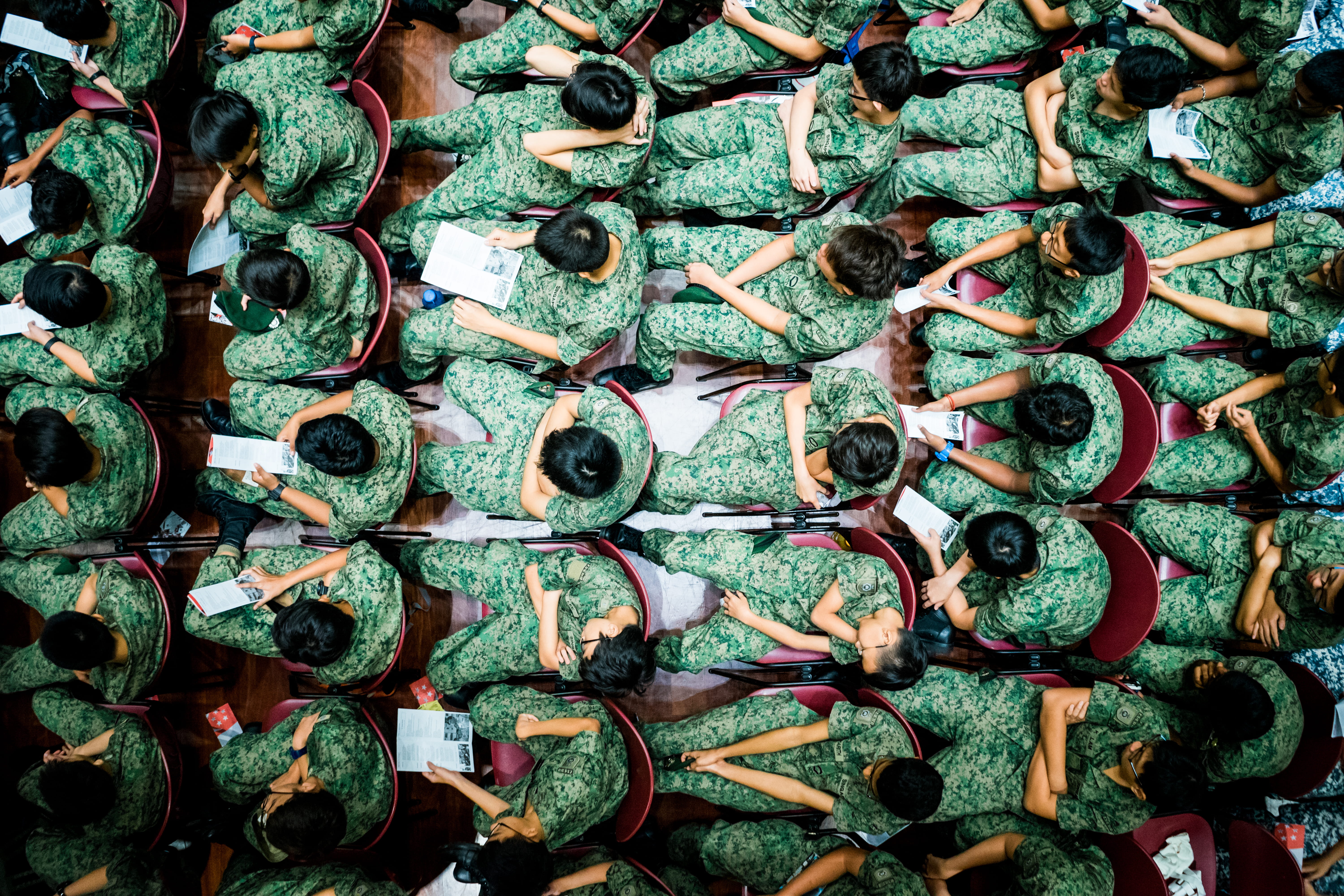 class, people, person, pattern, old-fashioned, wood - Material, men, chairs, young, backgrounds, green, indoor, nationalism, from above, military, 5K, HD Wallpaper