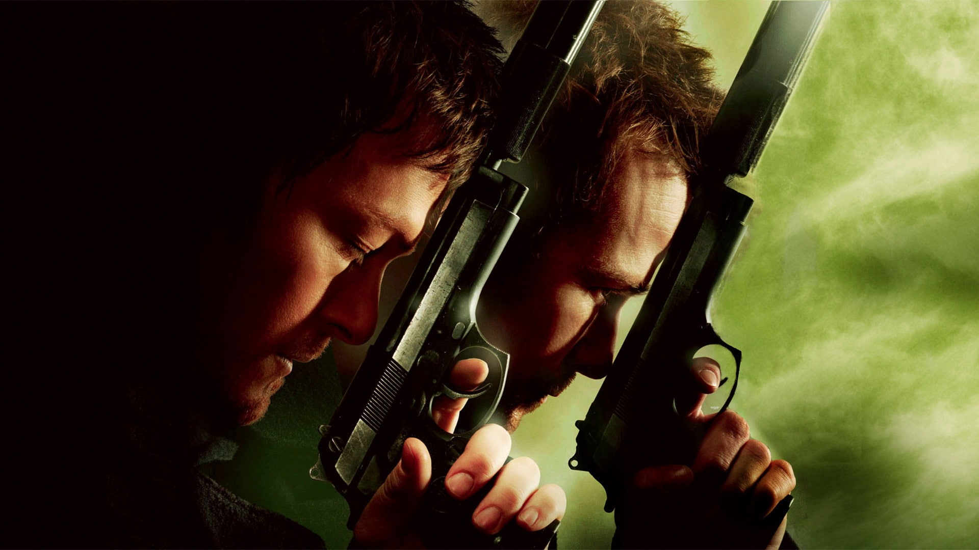sean, flanery, pistol, weapons, guns, handgun, pray, saints, reedus, boondock, norman, patrick, 1080P, HD Wallpaper