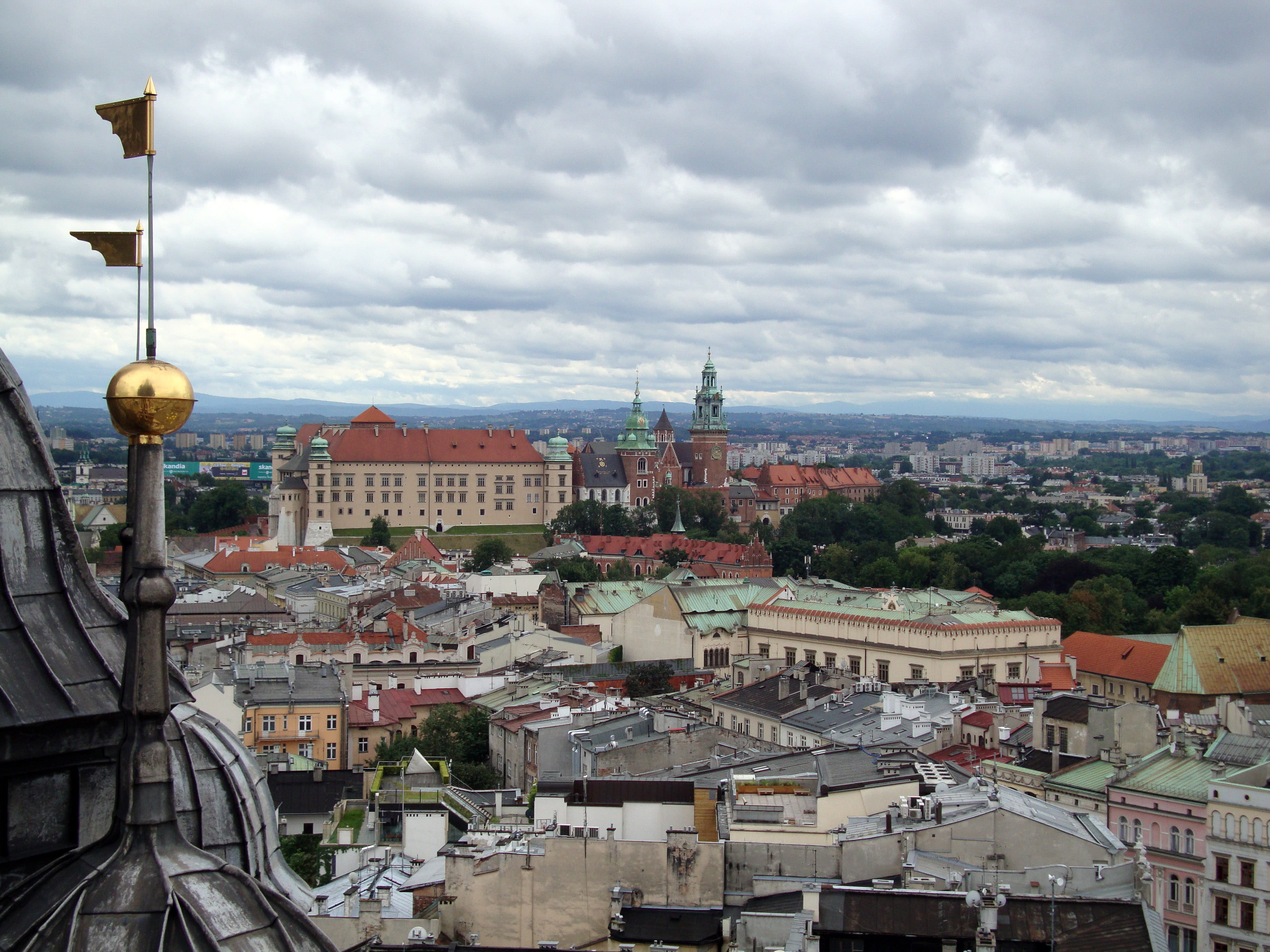 roof, high angle view, dome, religion, urban Skyline, town, famous Place, old, building, residential district, capital Cities, City View, europe, day, travel destinations, HD Wallpaper