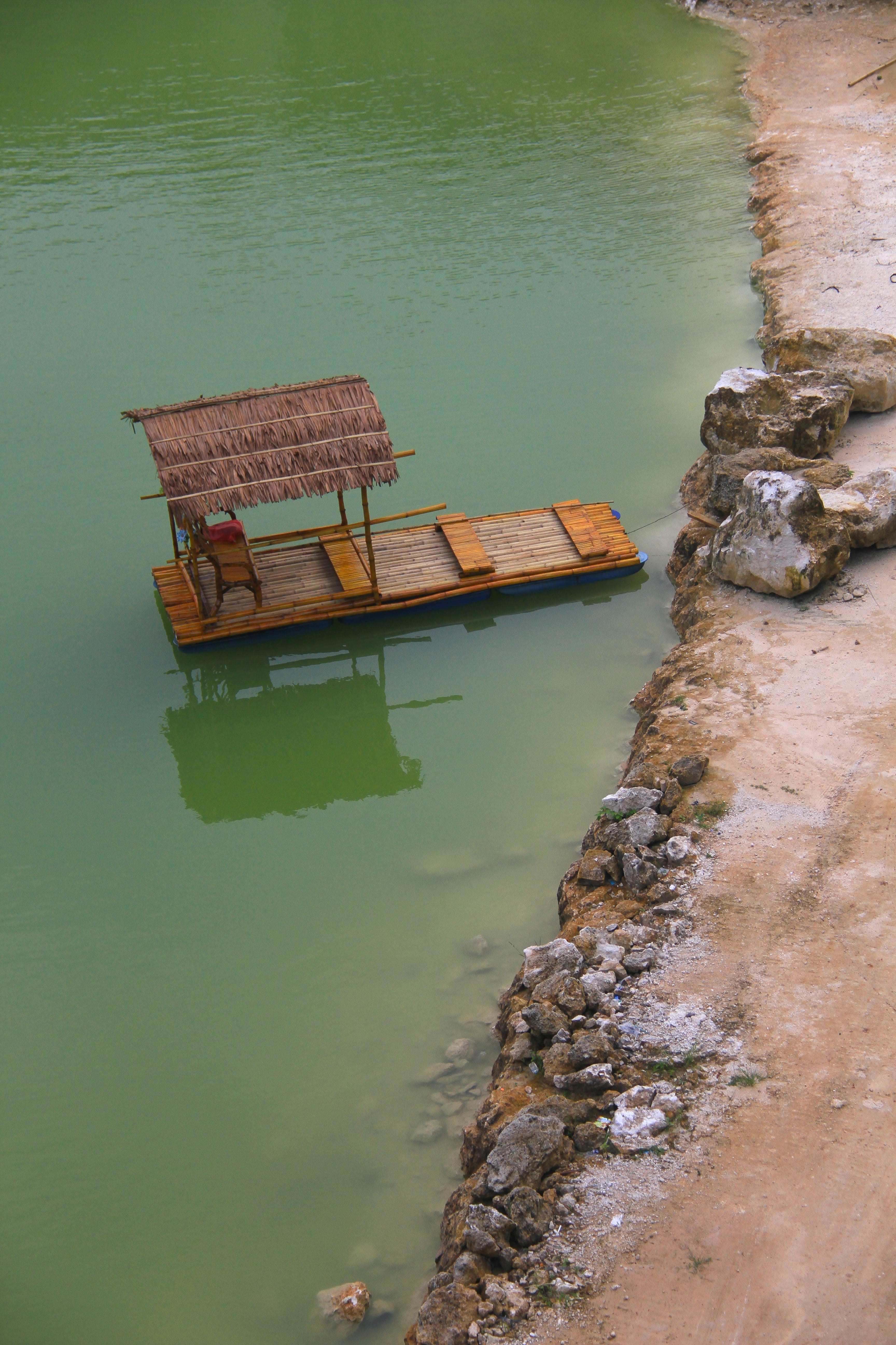 travel, tranquil scene, reflection, built structure, floating on water, eastjava, photographic, lake, photographer, outdoor, green, day, awesome, outdoors, Phone HD Wallpaper