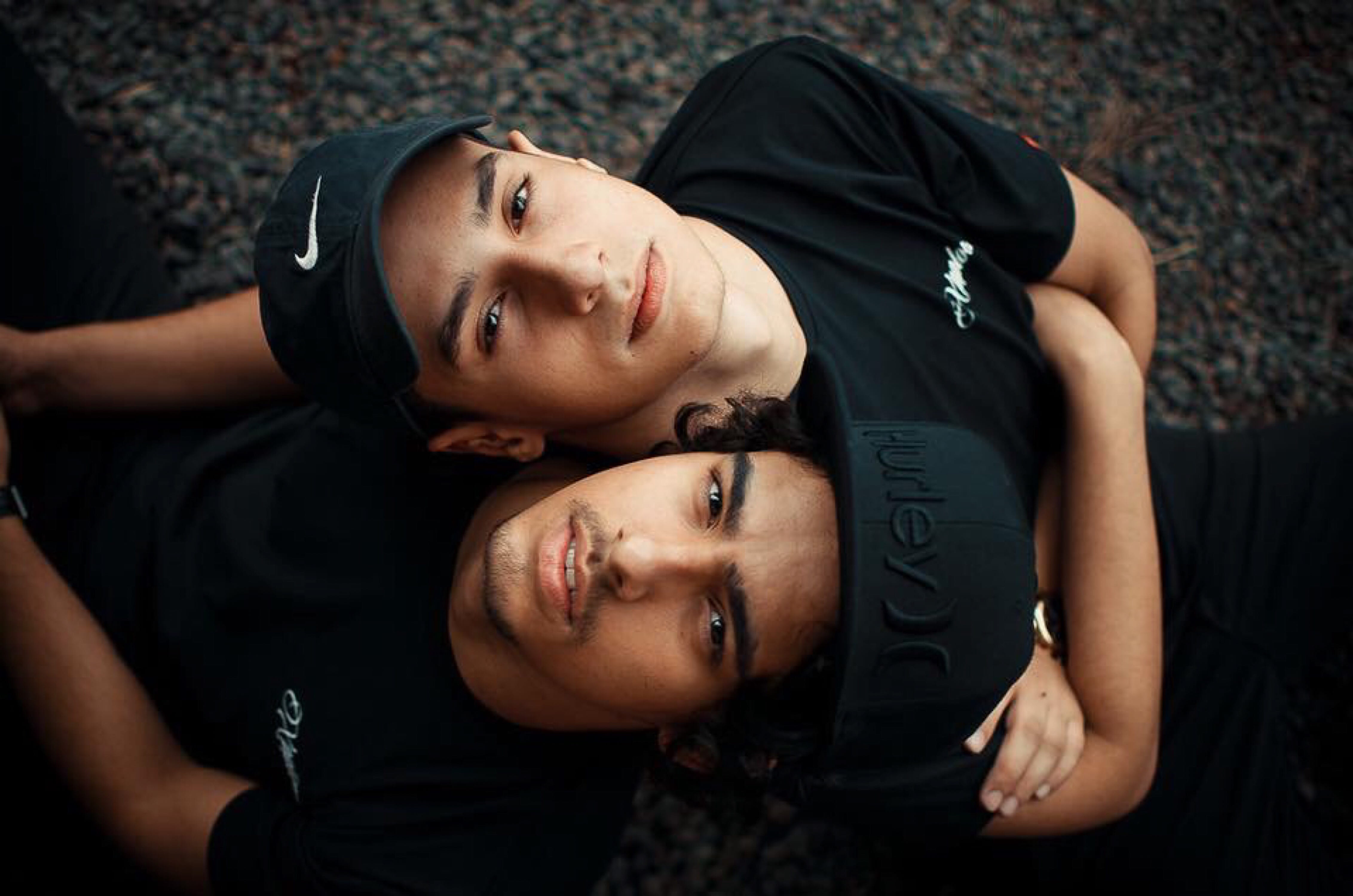 photography, guys, men, adult, 4K, two people, photo, photoshoot, fine-looking, pose, emotion, couple - relationship, looking at camera, bestfriends, view, HD Wallpaper