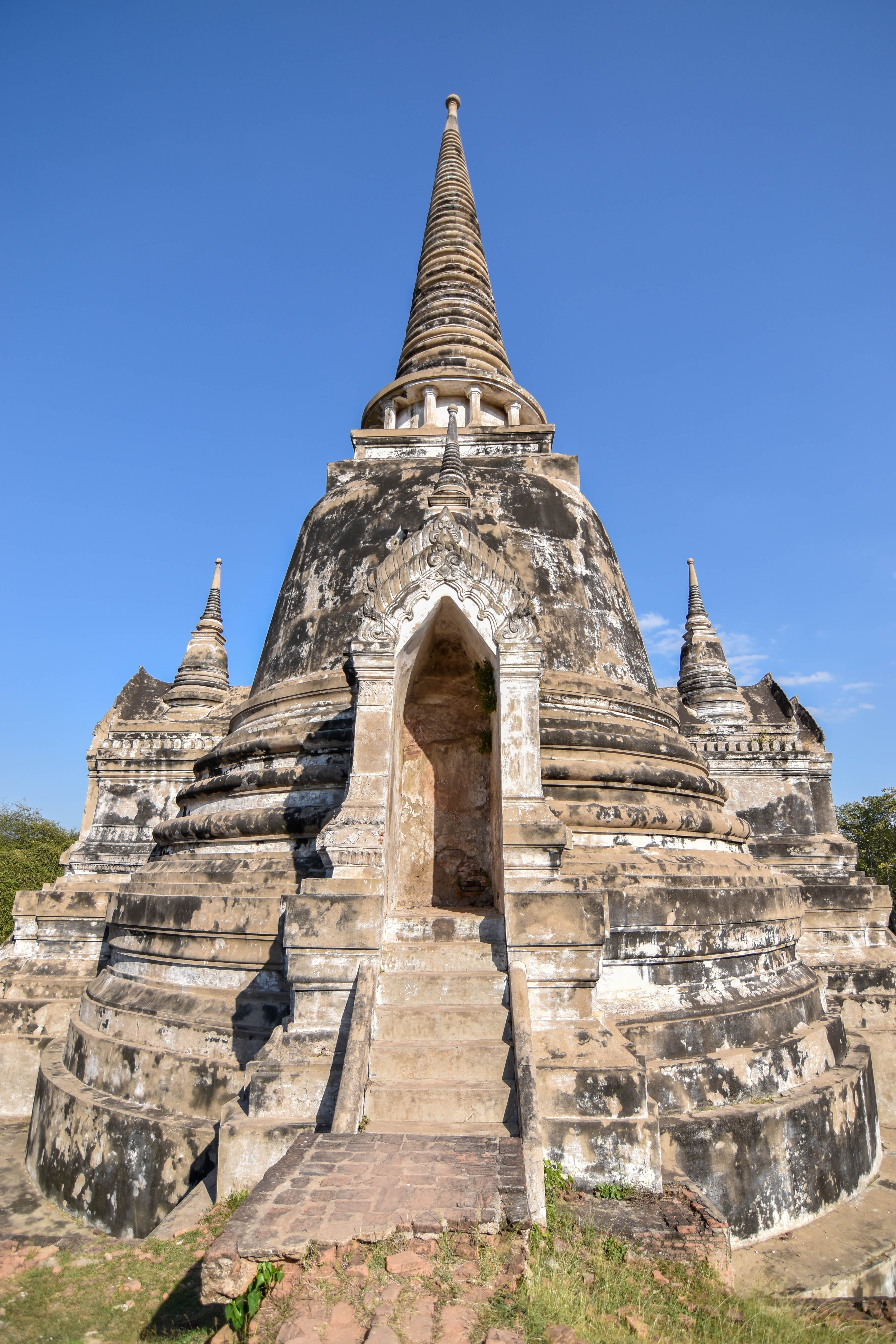 tourism, sky, old ruin, architecture, thailand, wat phra sri sanphet, travel destinations, travel, ayutthaya old, 5K, archaeology, the ancient city, history, Phone HD Wallpaper