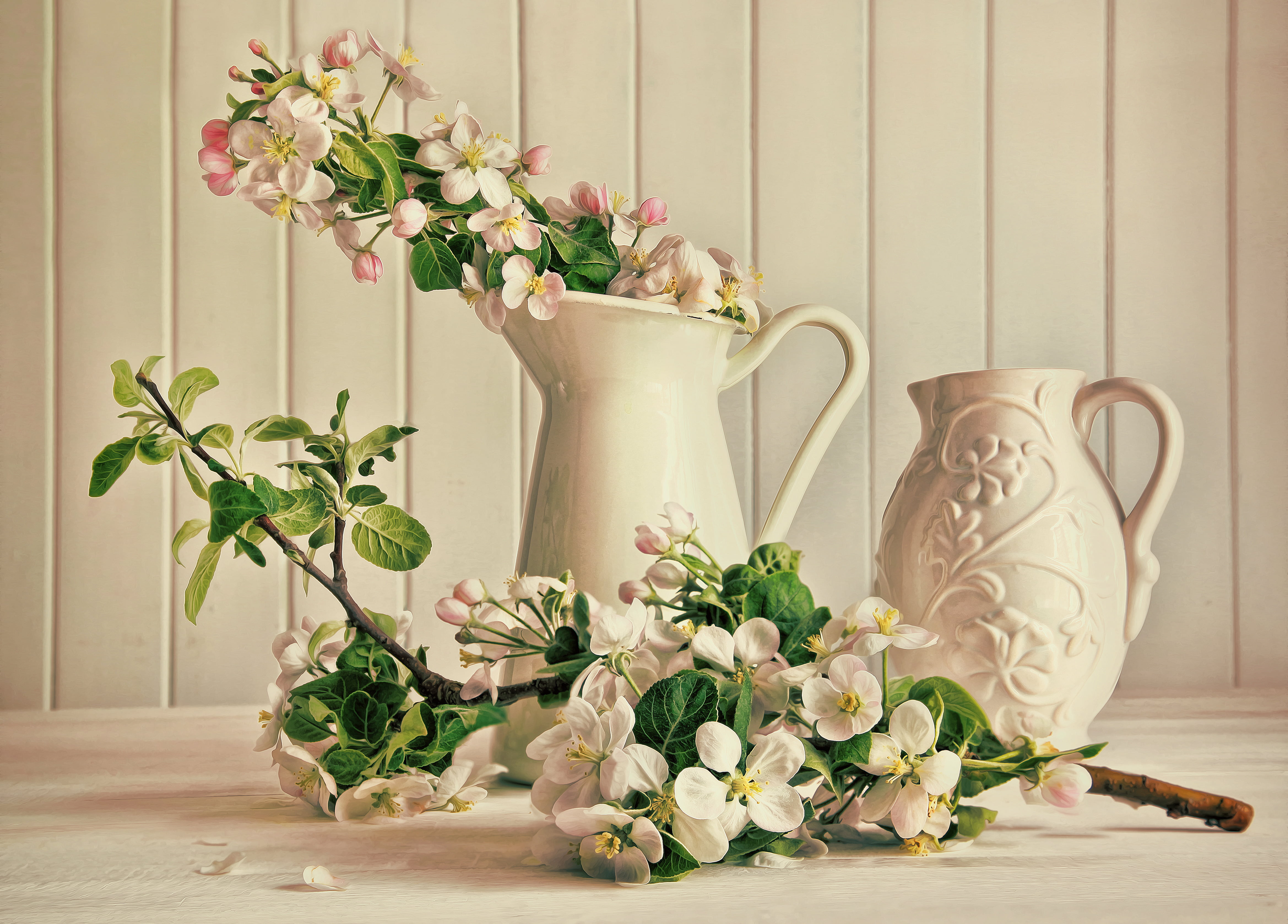 close-up, table, summer, ceramic, still life, white, indoors, flowers, beauty in nature, decoration, bouquet, elegance, bunch of flowers, yellow, nature, HD Wallpaper