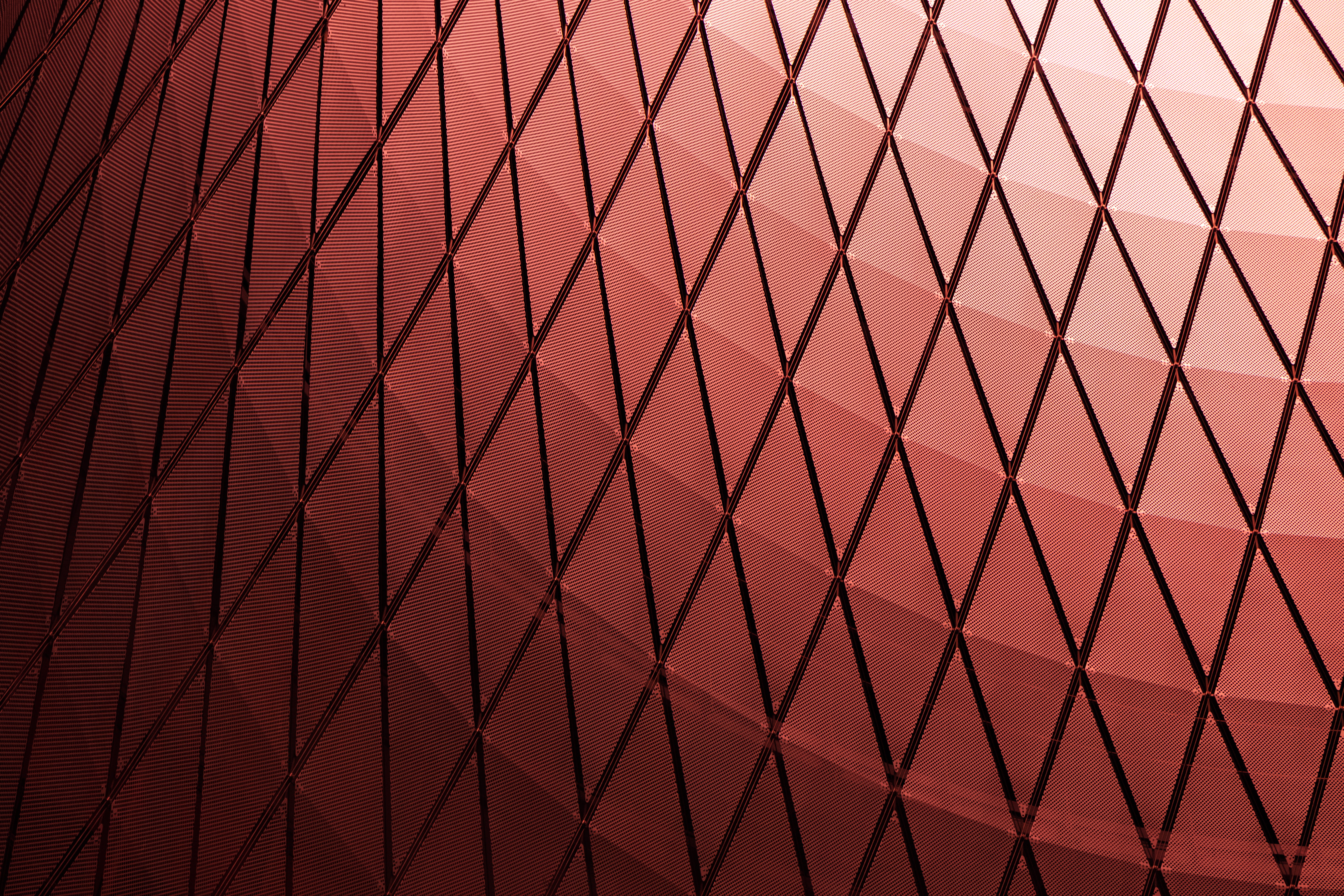 architecture, no people, ceiling, dark, design, town, modern design, metal, new york, window, united states, shape, built structure, city, triangle, art, HD Wallpaper