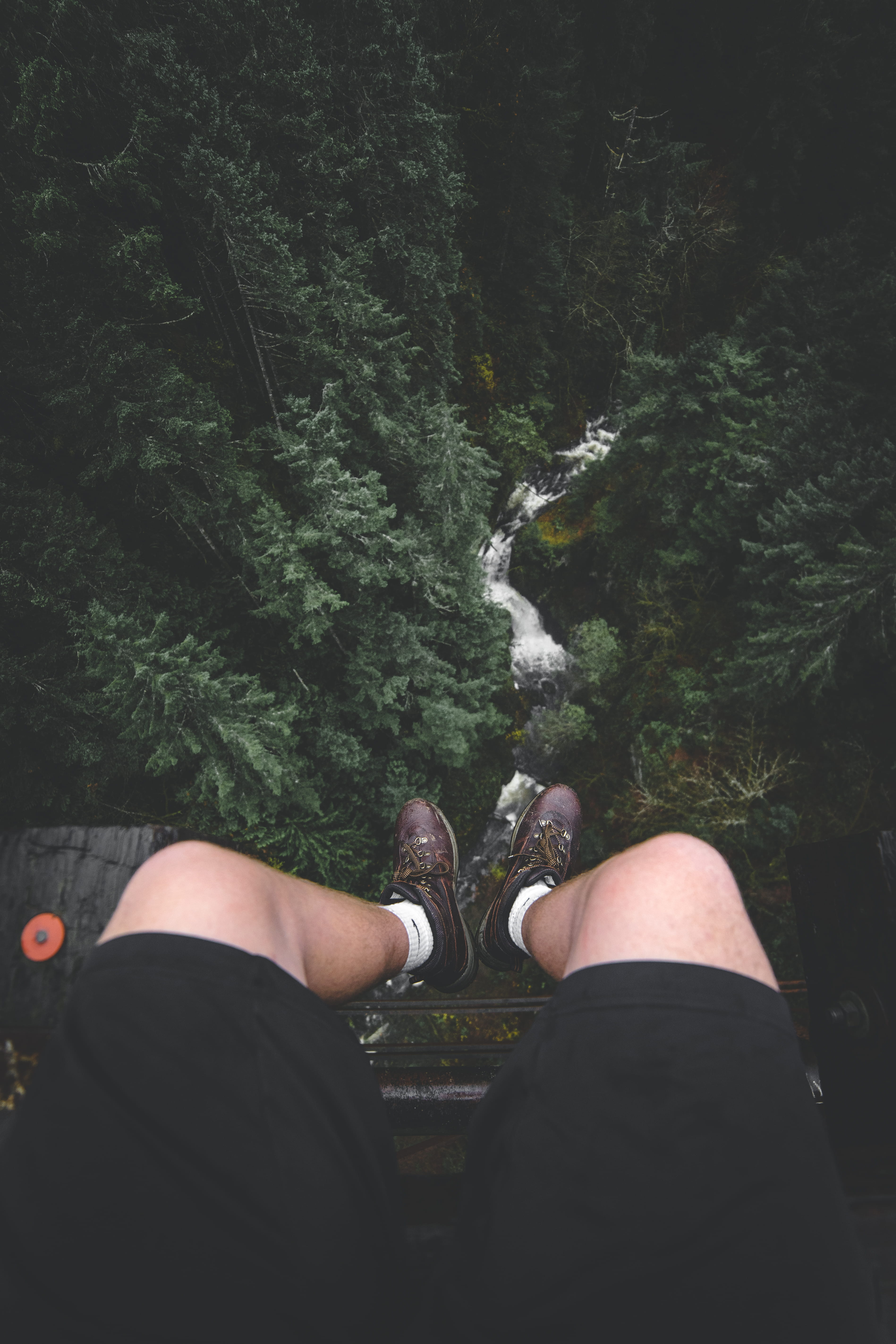 foggy, men, nature, relaxation, people, boot, rain, fashion, adult, explore canada, hiking, stream, outdoor, lifestyles, travel, women, dangle, vibe, foot, Phone HD Wallpaper