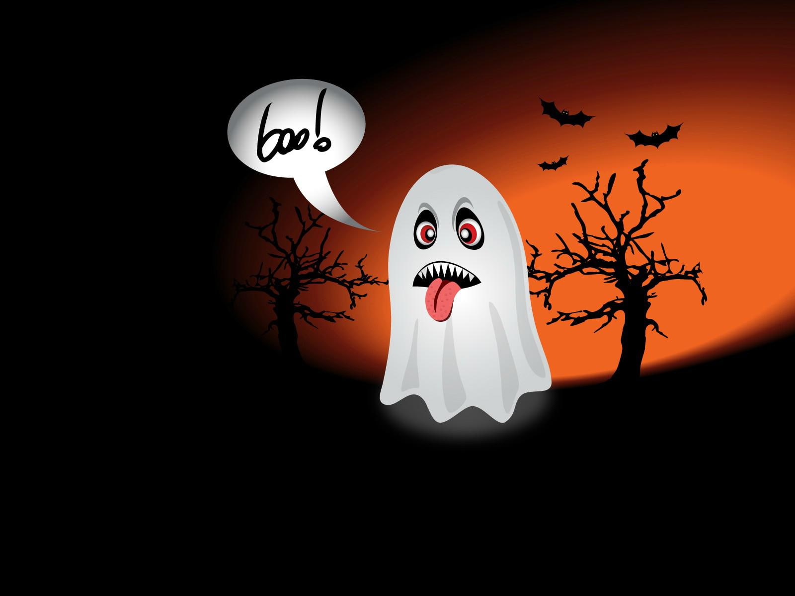halloween, hight, 720P, hight quality, quality, ghost, HD Wallpaper