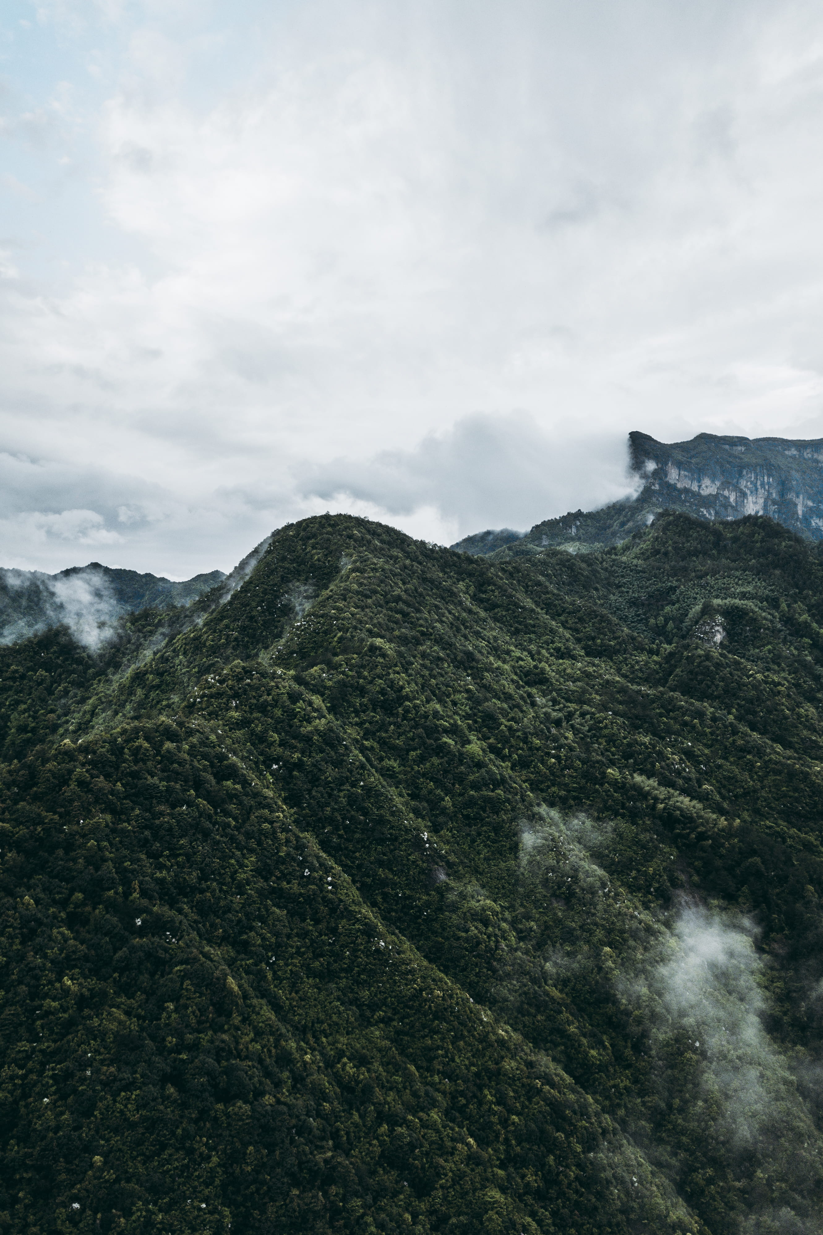 no people, land, grey, close, landscape, outdoors, dark, nature, mountain, idyllic, white, peak, tranquil scene, green, scenics - nature, sky, mountain range, Phone HD Wallpaper