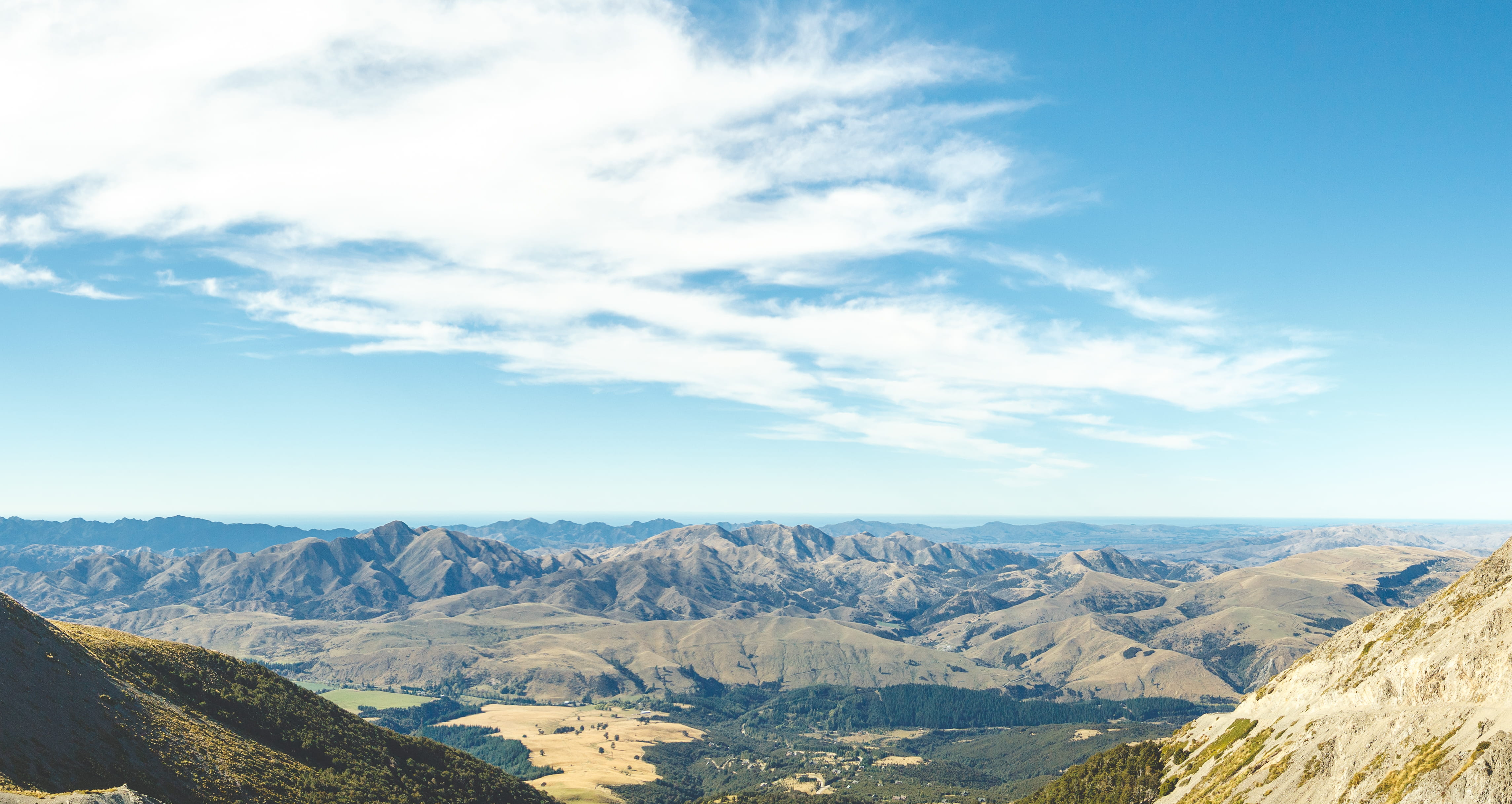 formation, idyllic, distance, mountains, nature, sky, cloud - sky, mountain range, tranquility, day, landscape, remote, physical geography, environment, HD Wallpaper